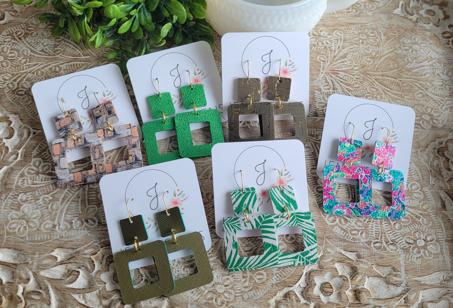 Square Earrings
