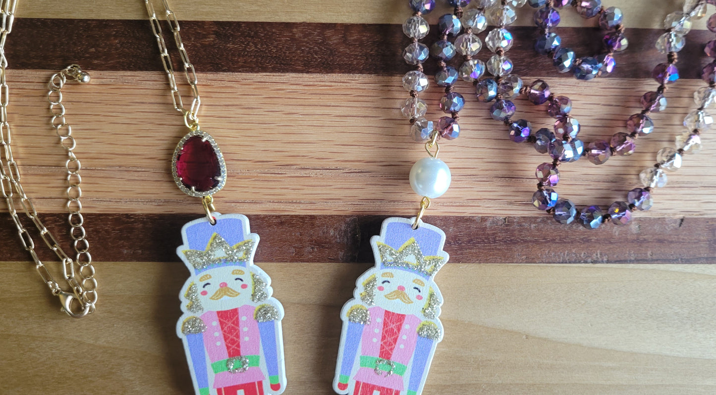 Purple Nutcracker Necklaces