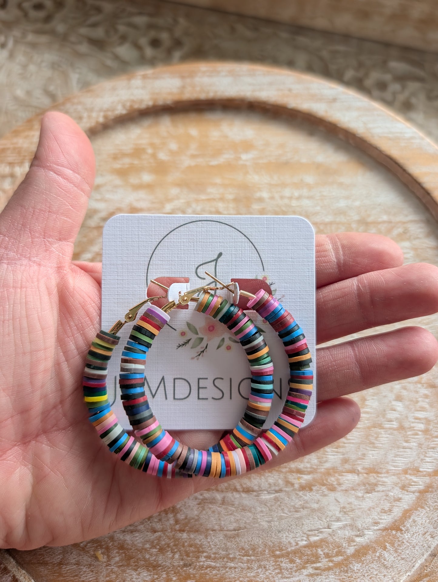 Summer Celebration Hoop Earrings