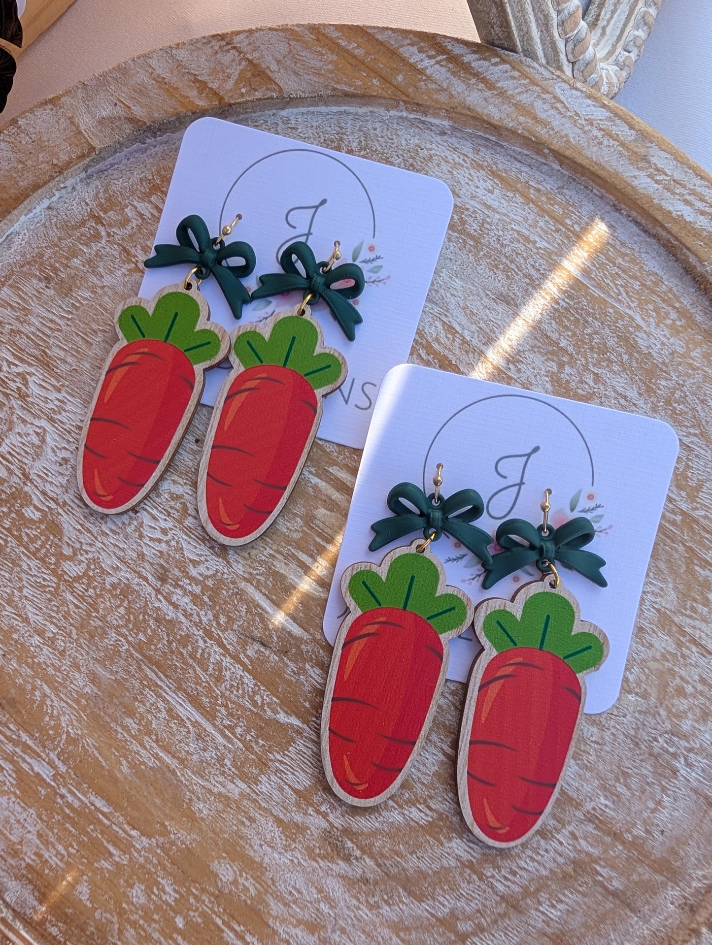 Carrot Earrings