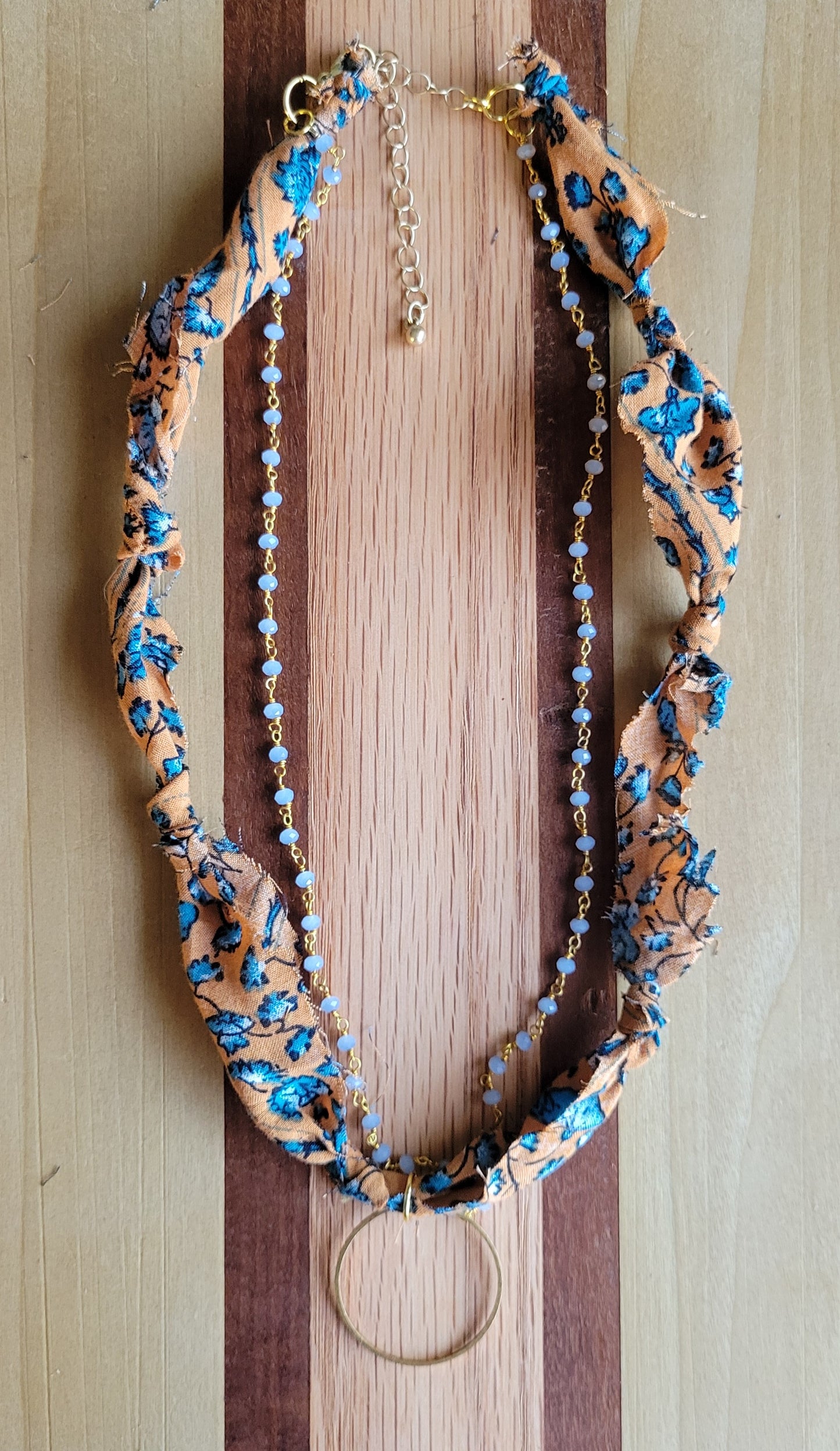 Upcycled Fabric Necklaces