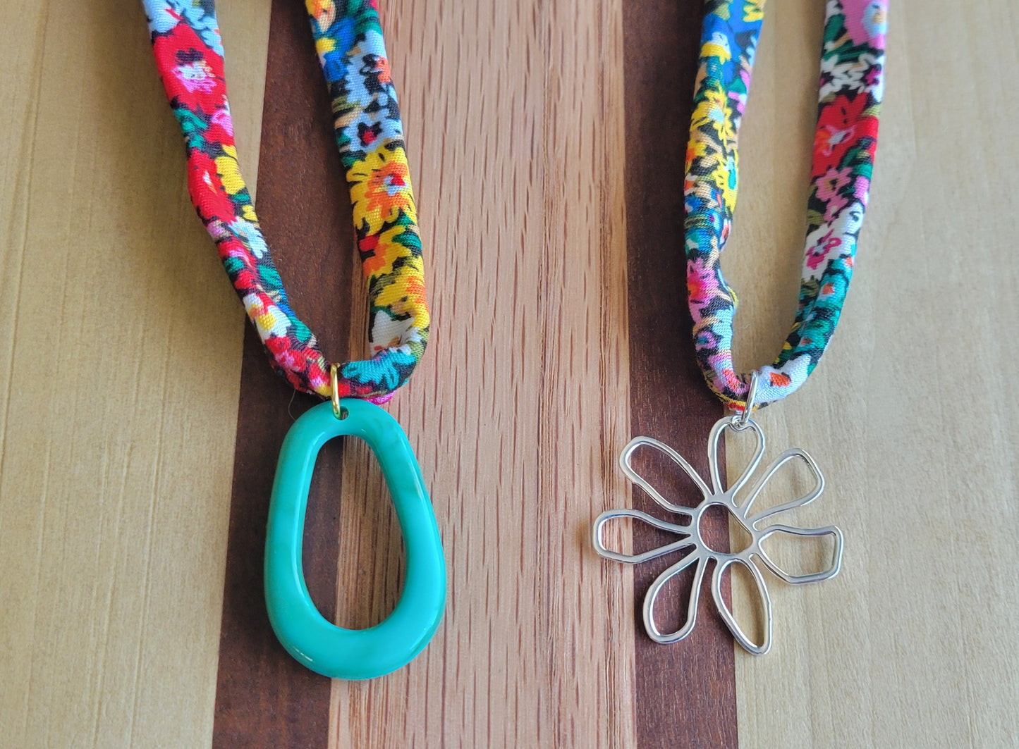 Floral Fabric Scarf