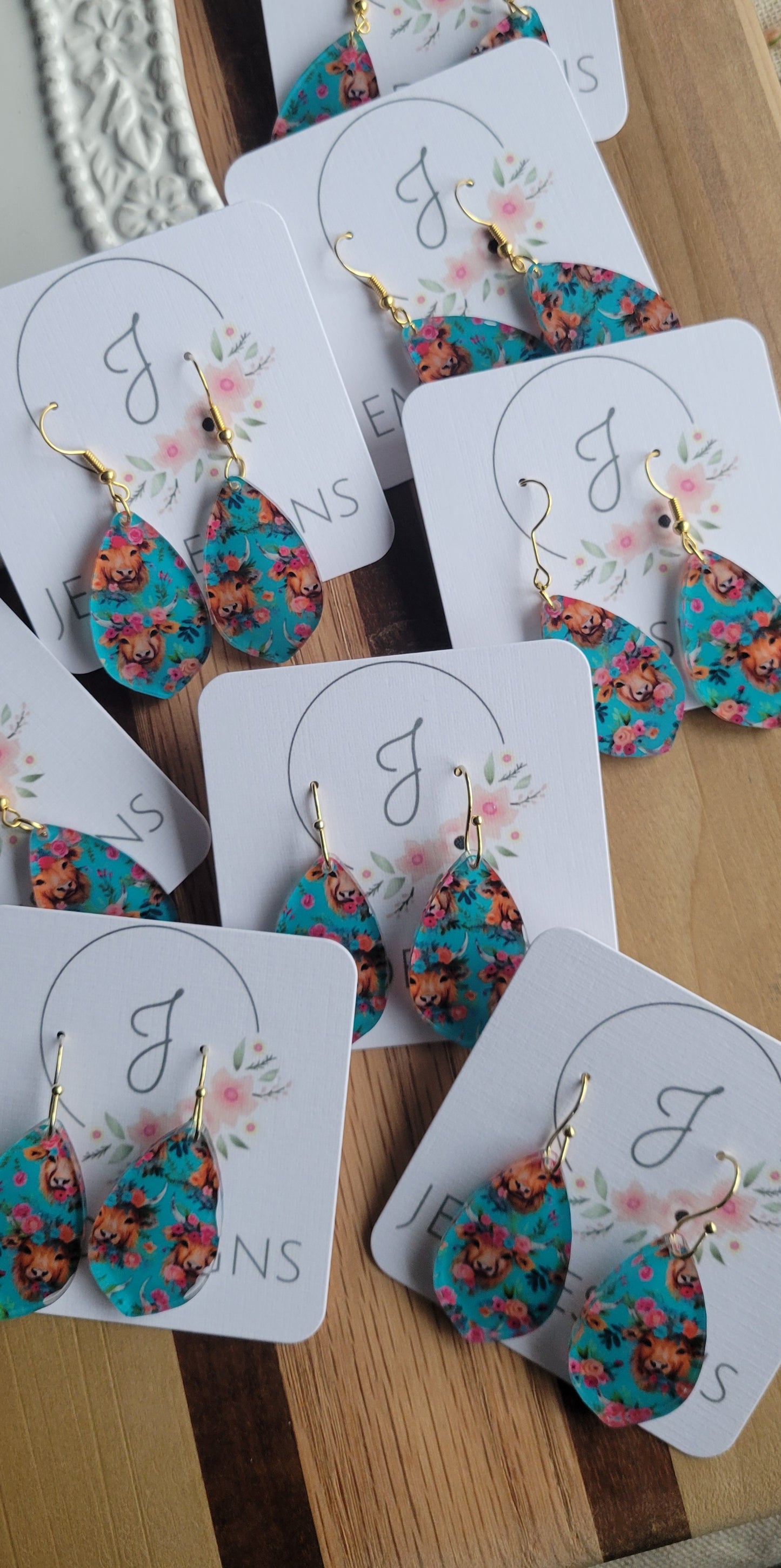 Highland Cow Earrings