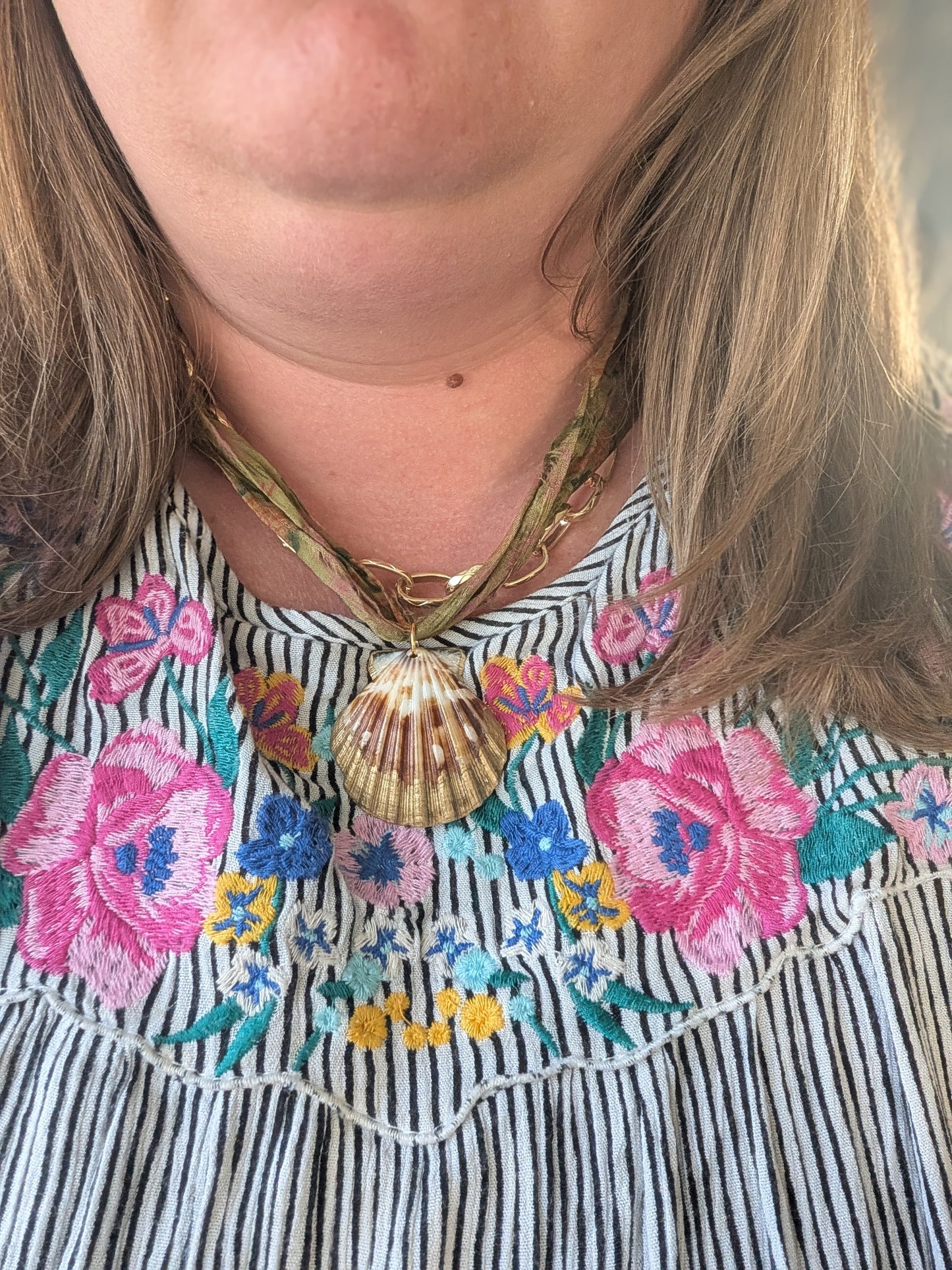 Seashell Charm Necklace
