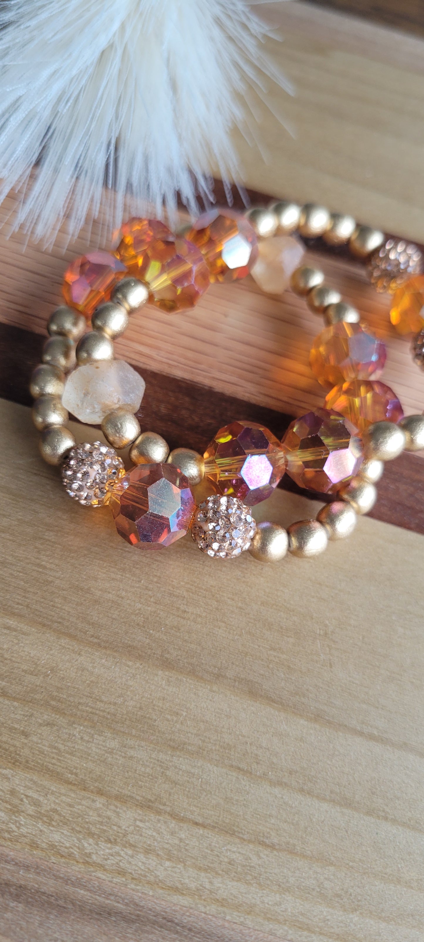 Amber Glow Bracelet