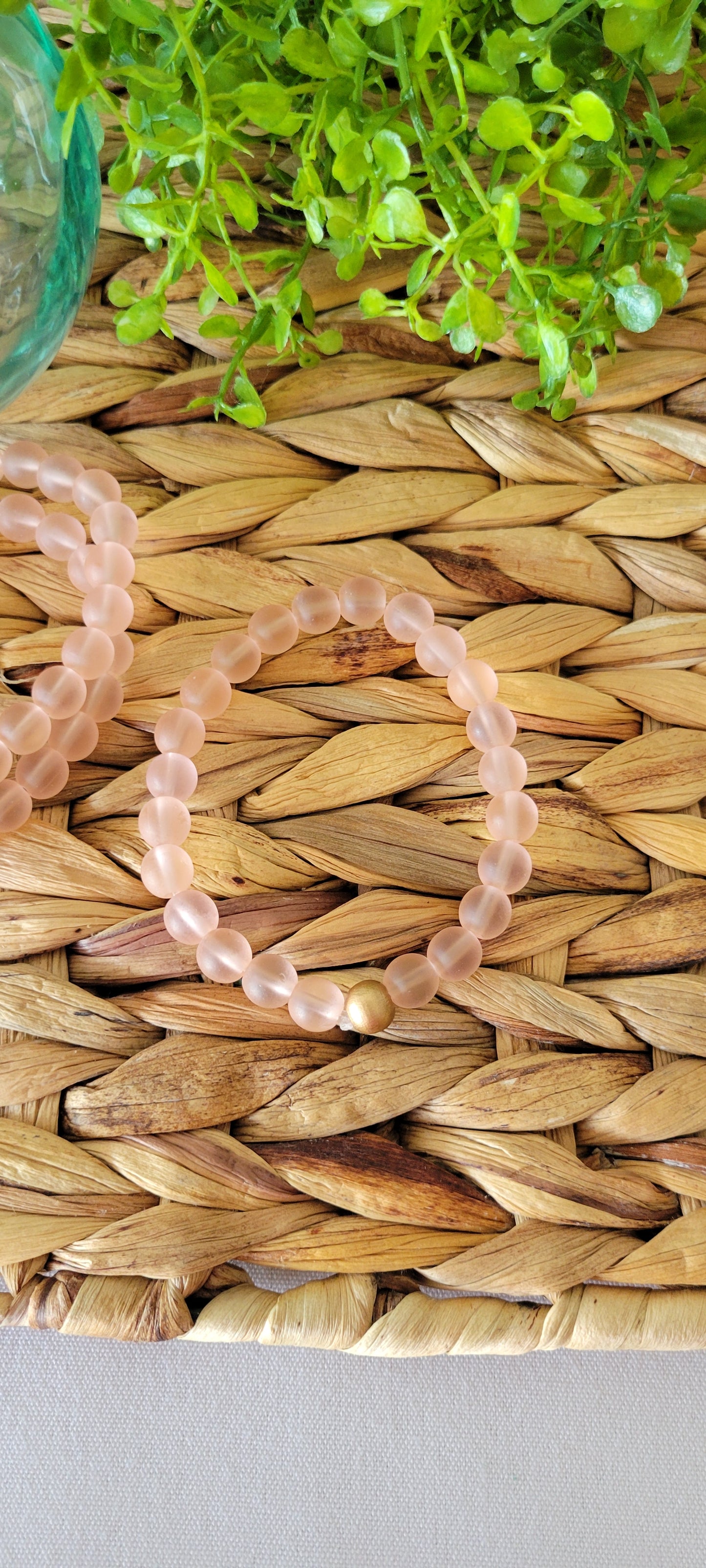 Frosted Glass Bracelet