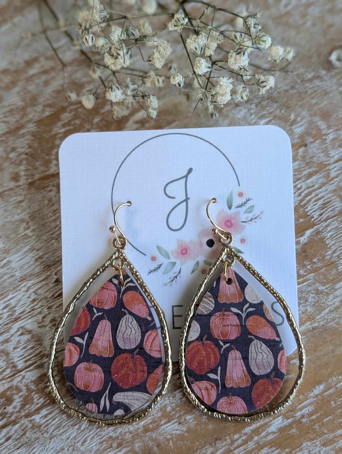 Pumpkin Earrings