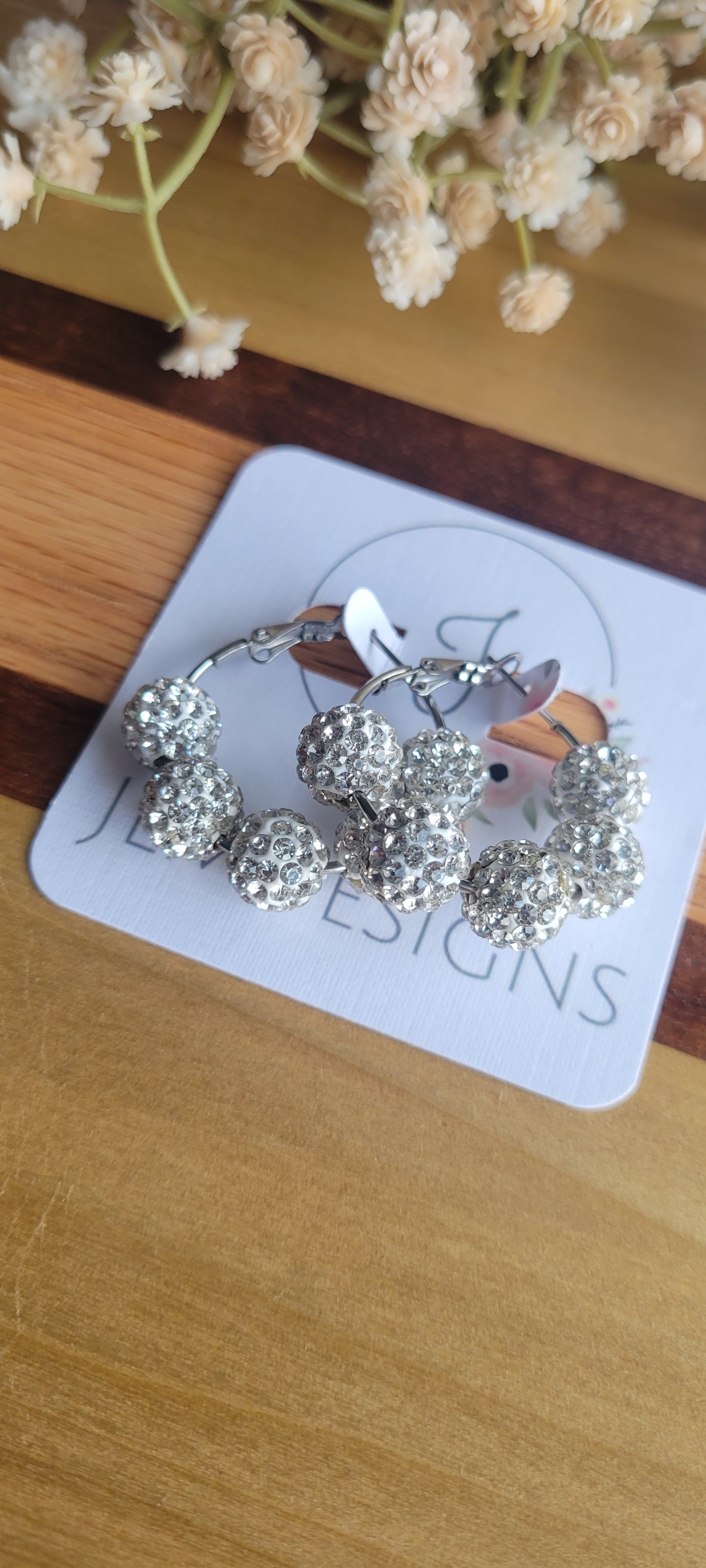 Silver Hoop Earrings
