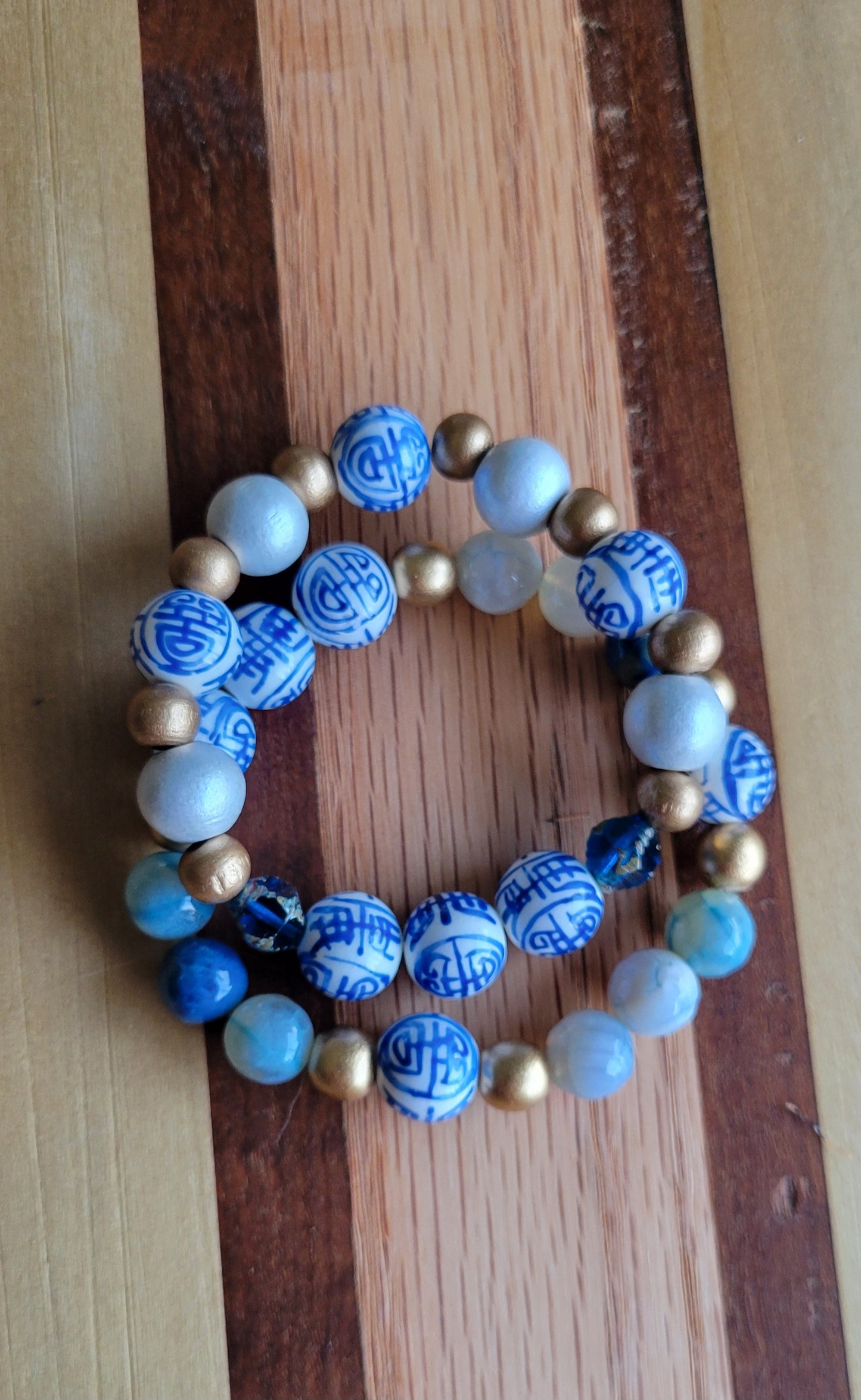 Blue Bracelet Set