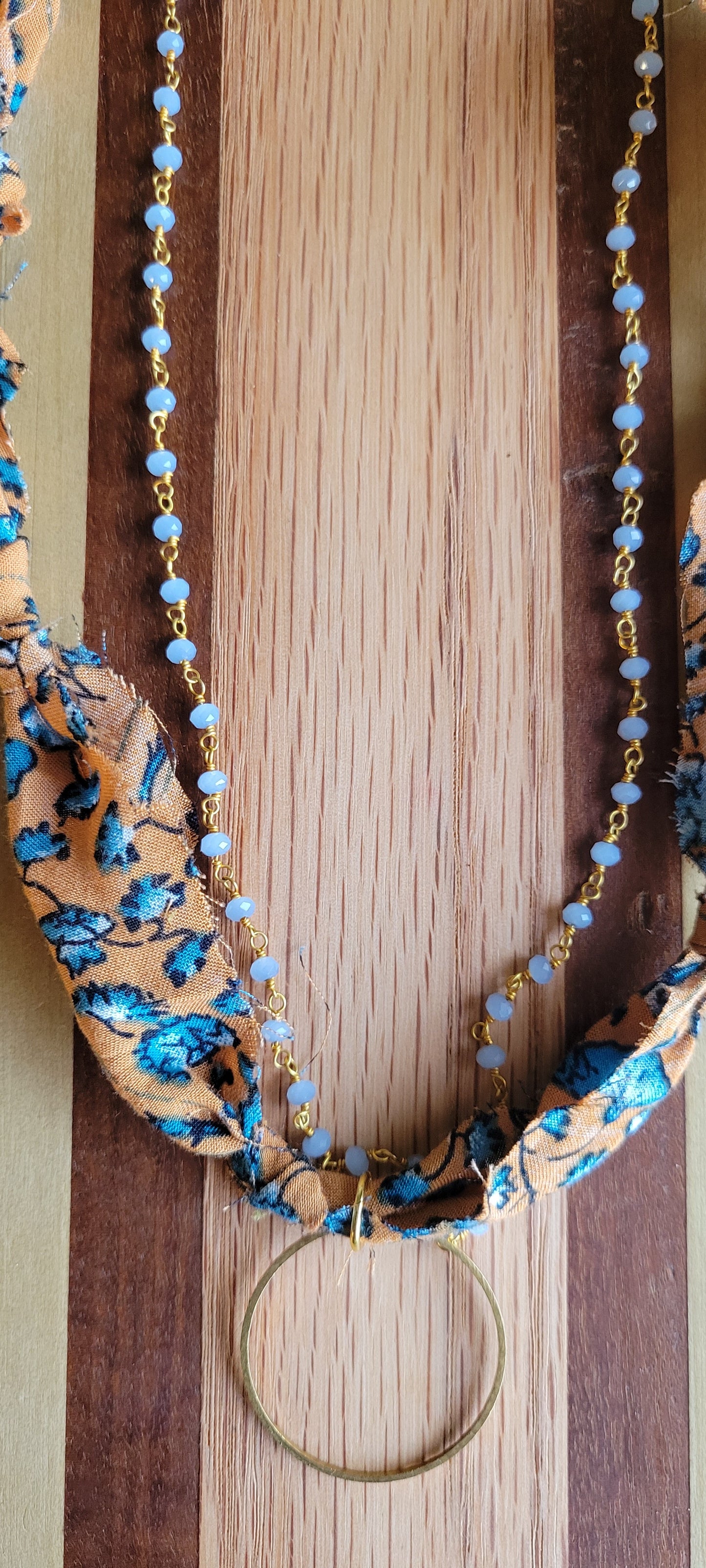 Upcycled Fabric Necklaces