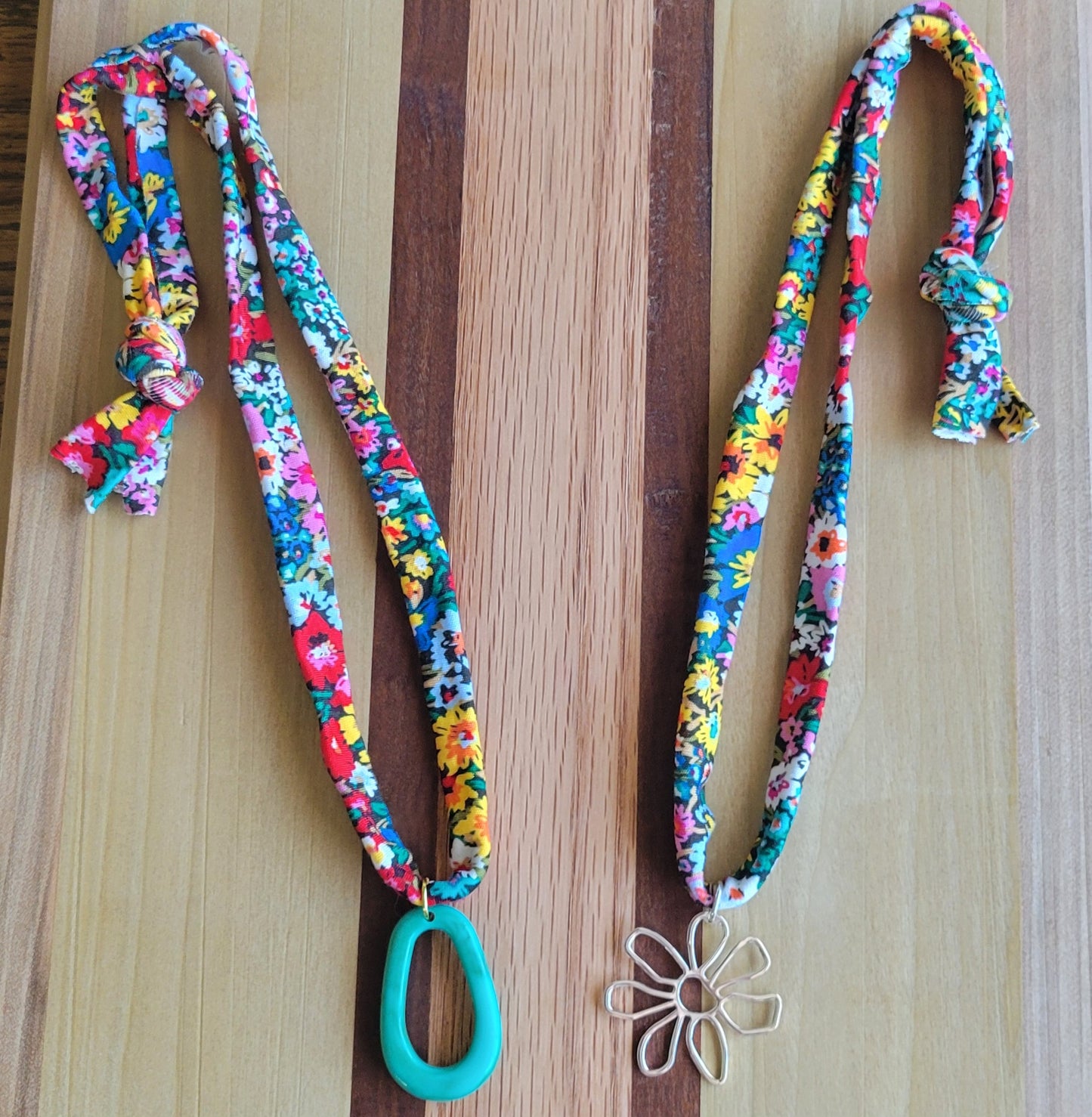 Floral Fabric Scarf