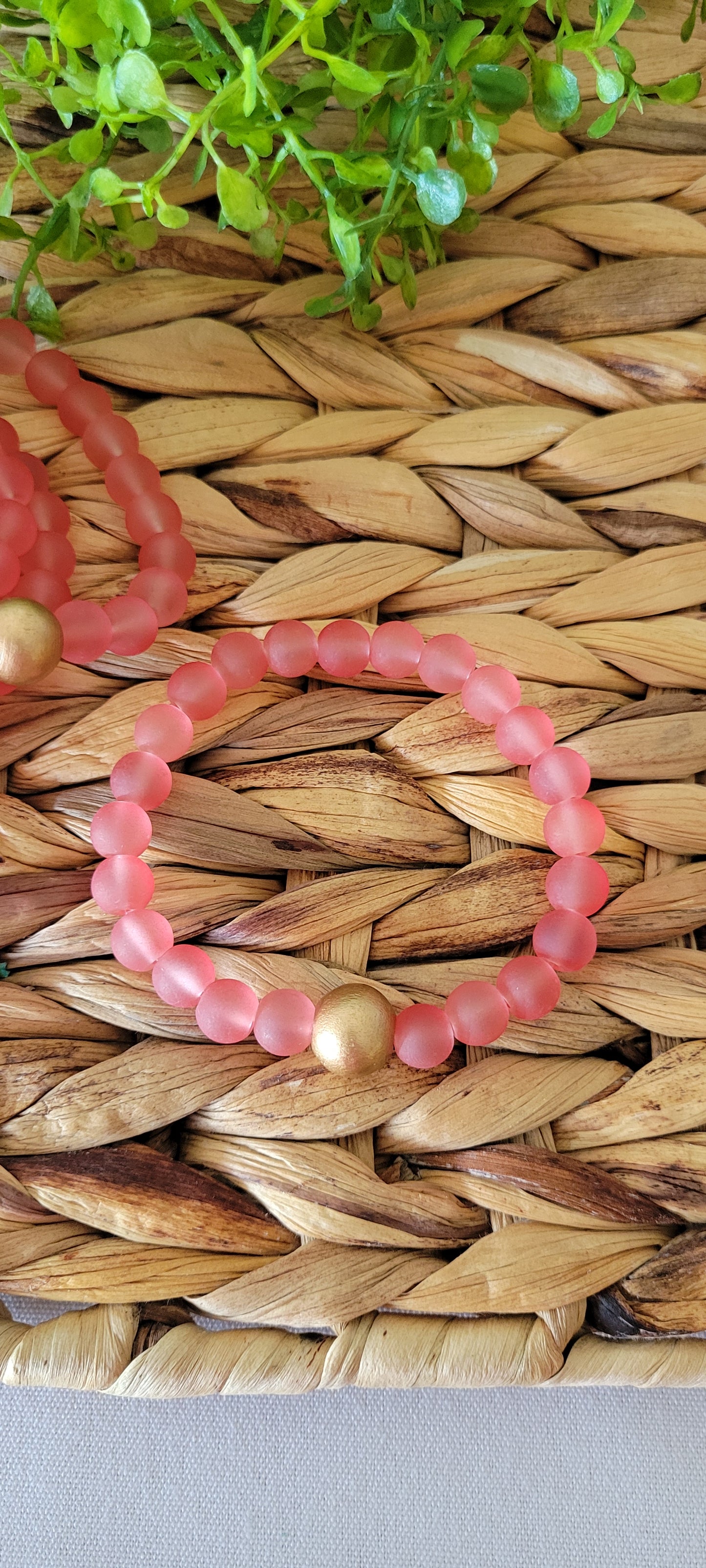 Frosted Glass Bracelet