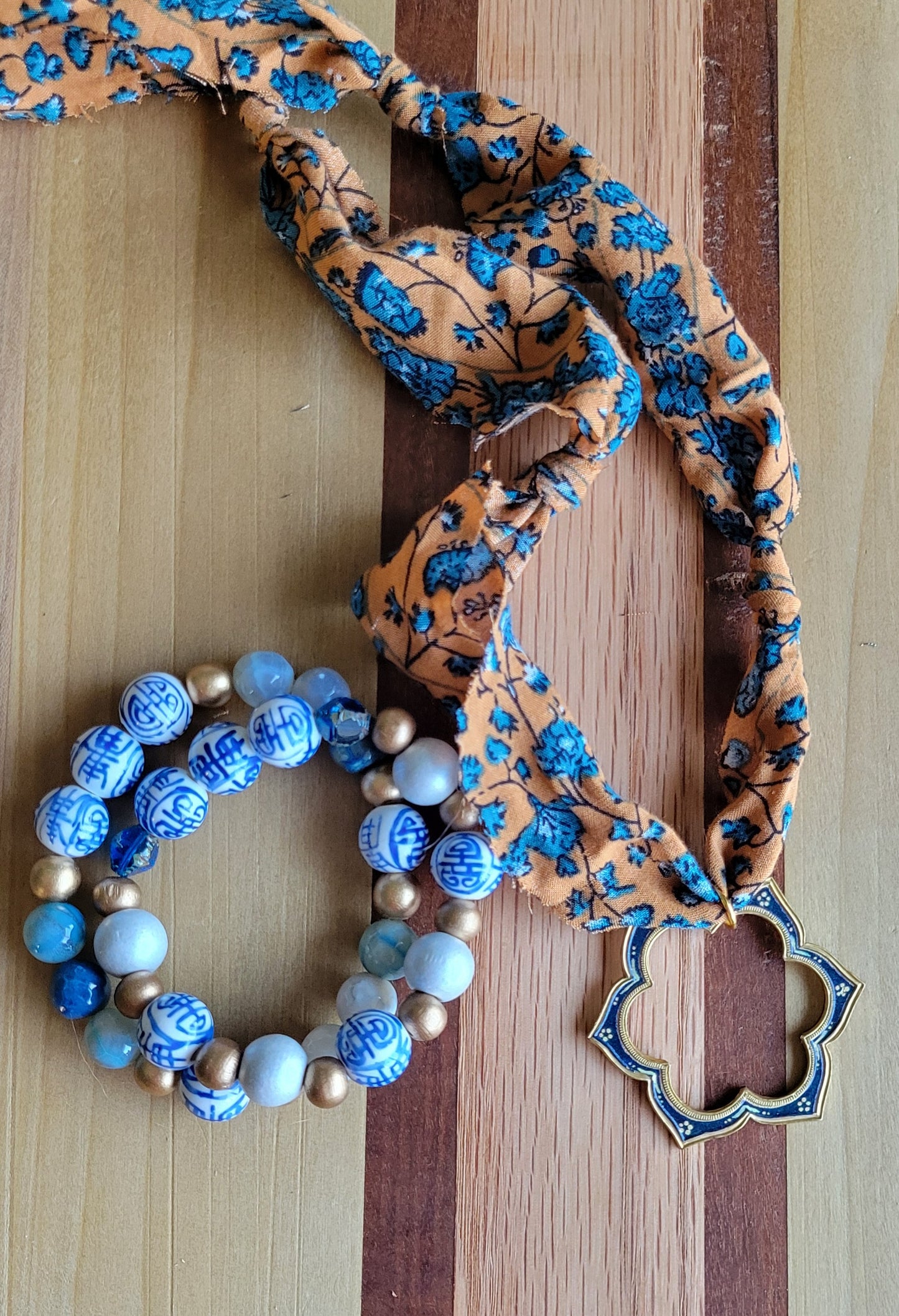 Upcycled Fabric Necklaces