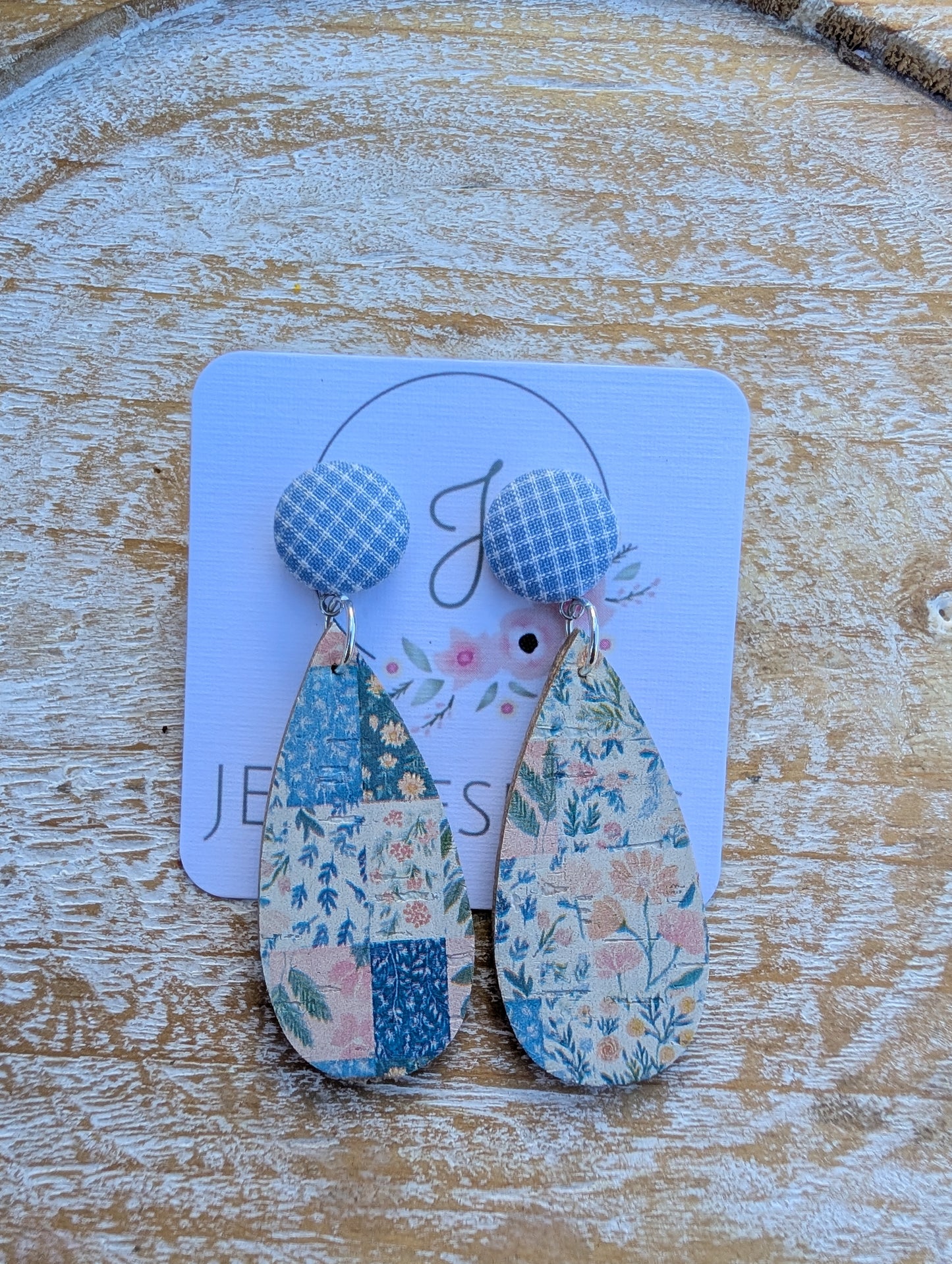Quilt Pattern Earrings