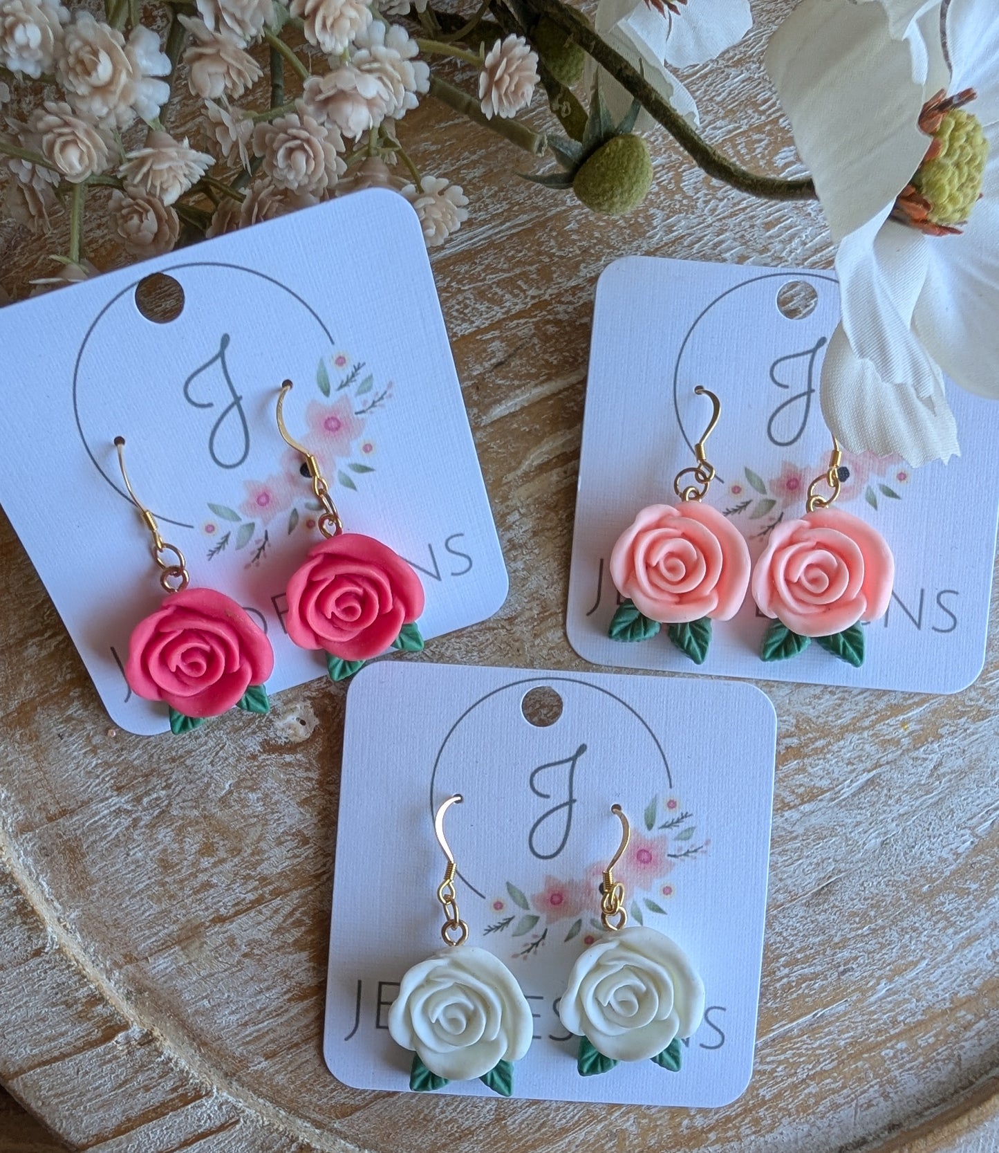 Rose Earrings