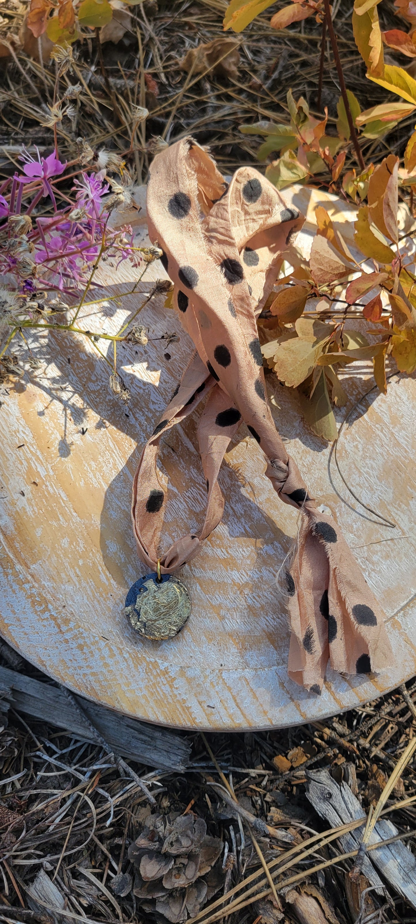 Scarf Circle Necklace