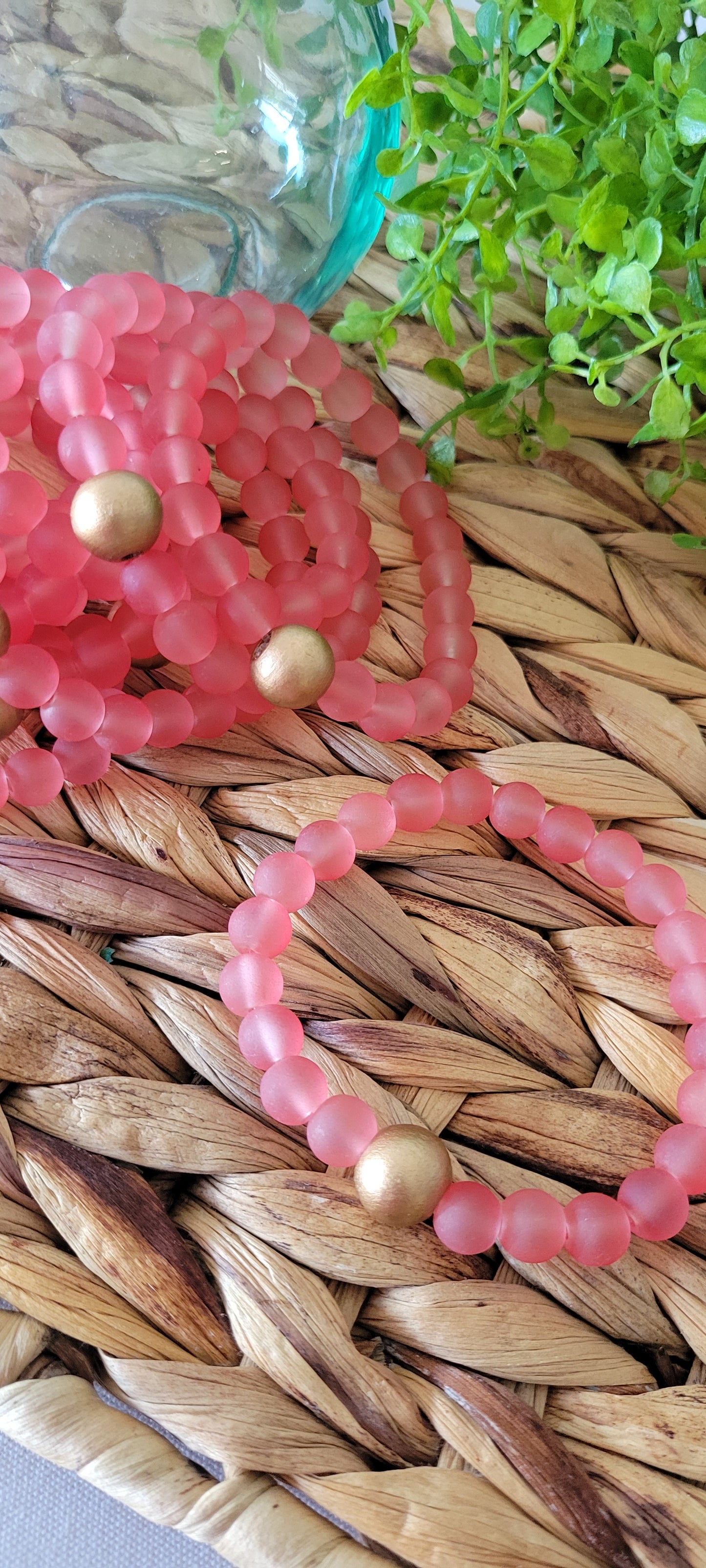 Frosted Glass Bracelet