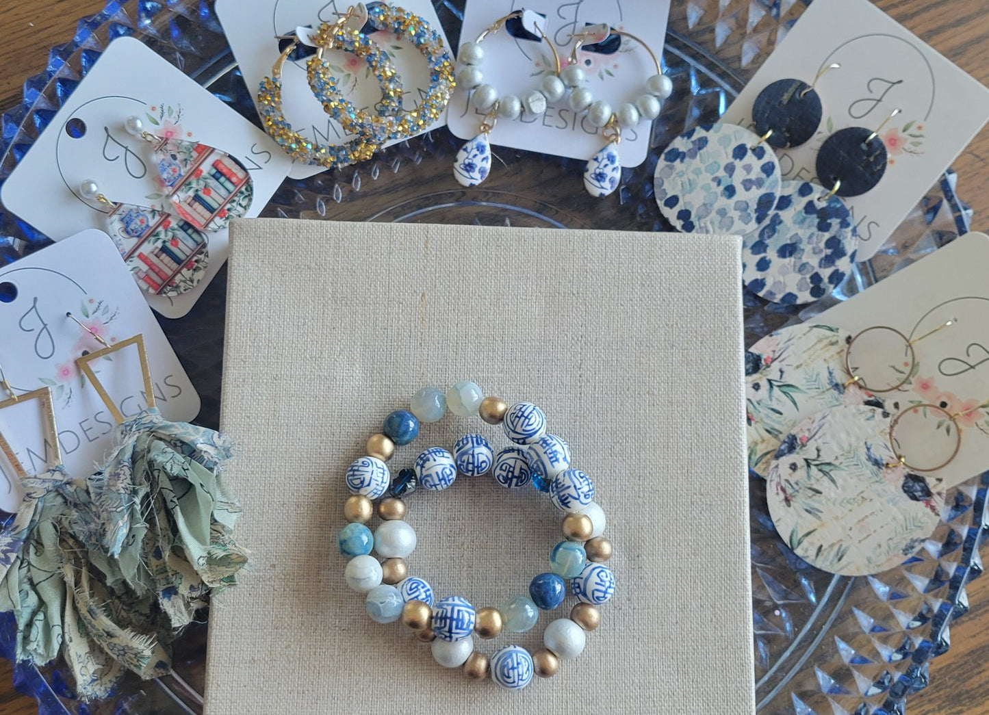 Blue Bracelet Set
