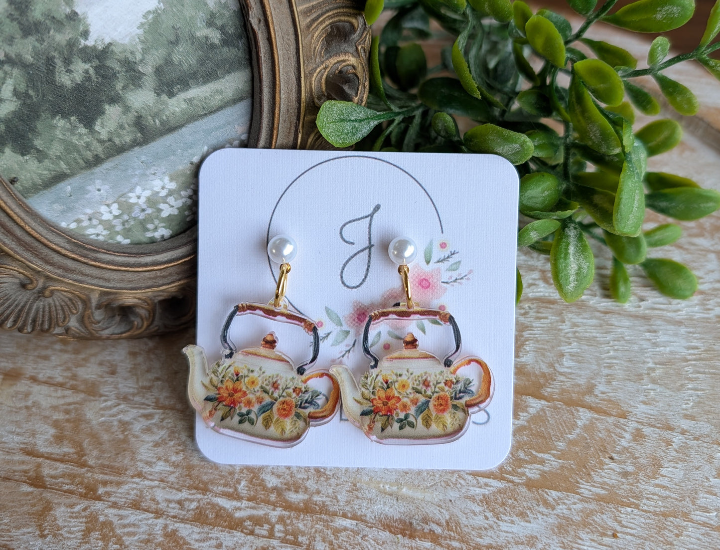 Teapot Earrings