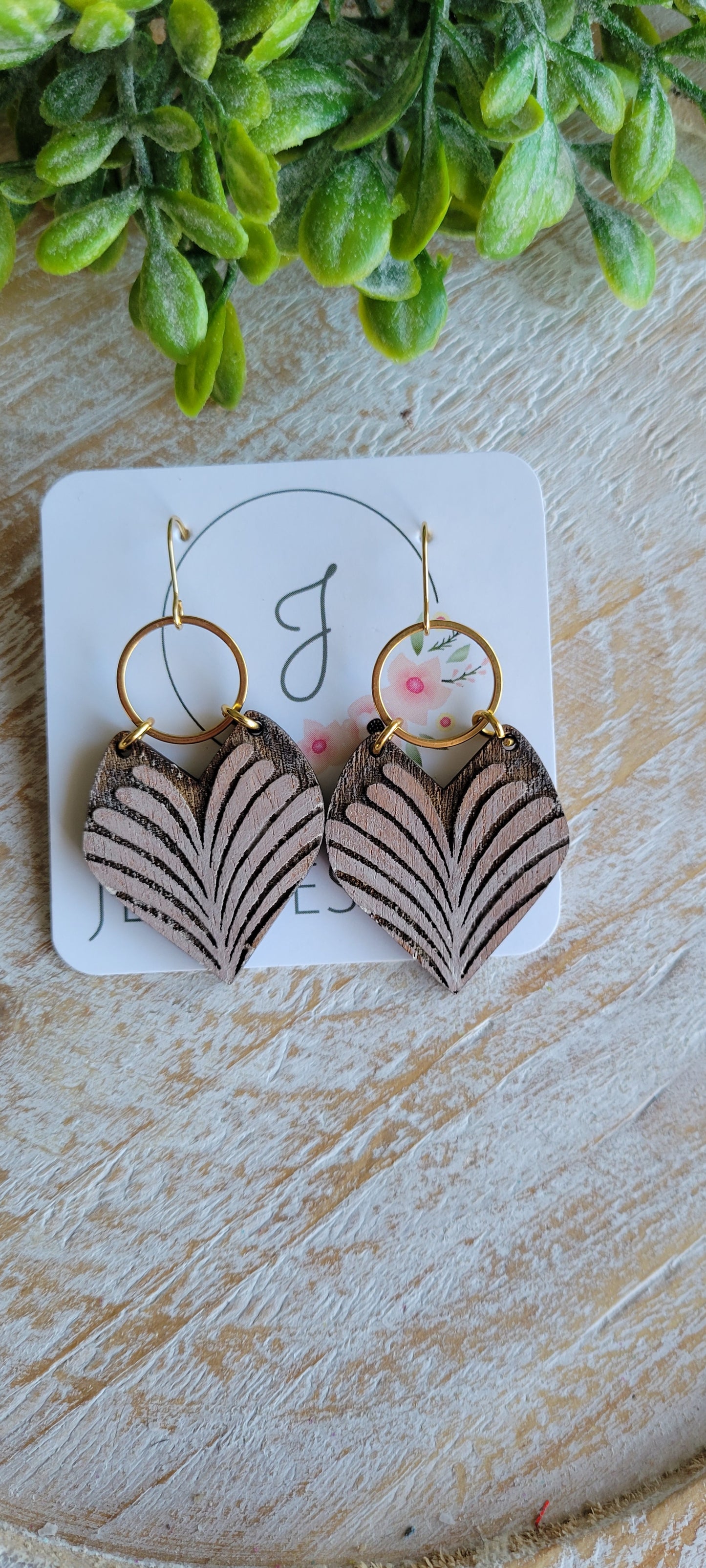 Wood Earrings