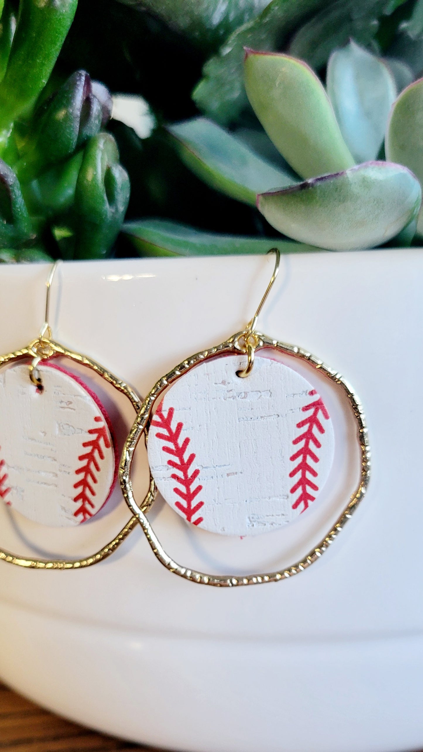 Baseball Earrings