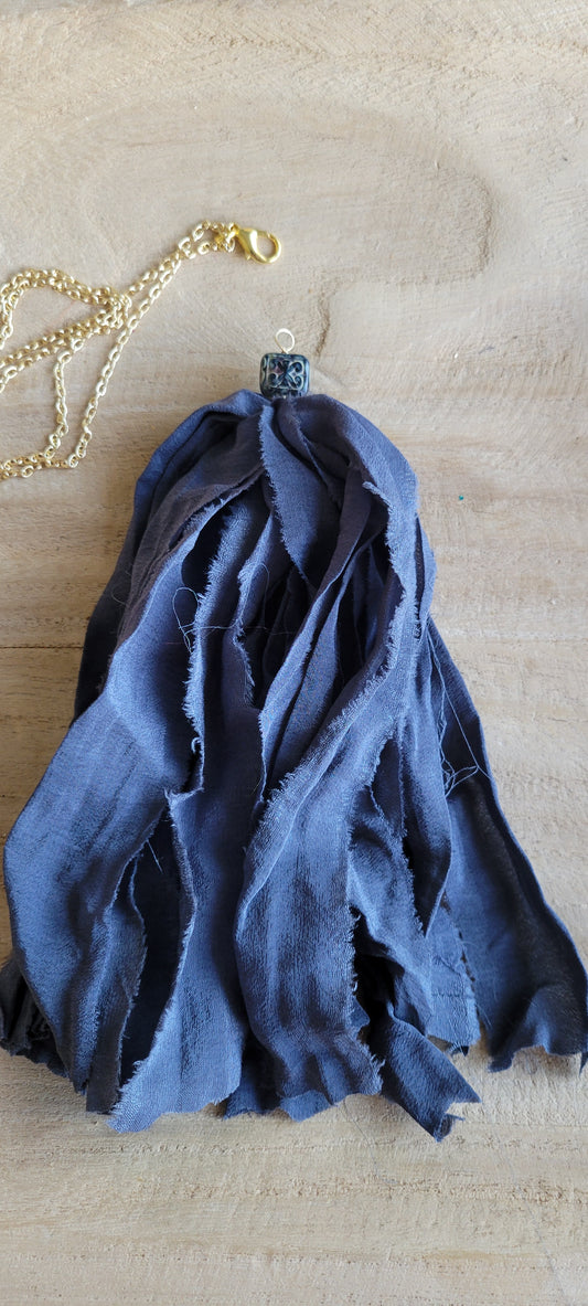 Slate Gray Tassel