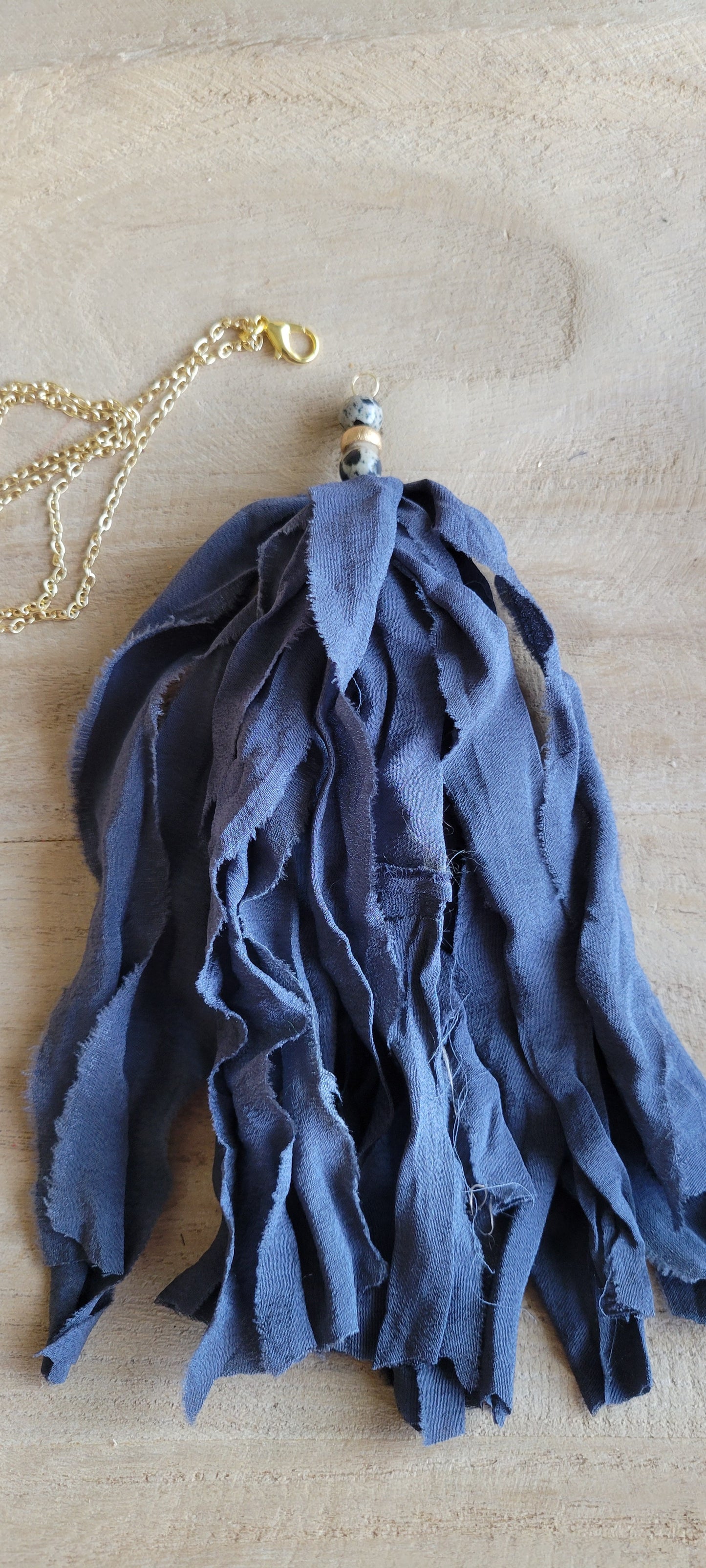 Slate Gray Tassel