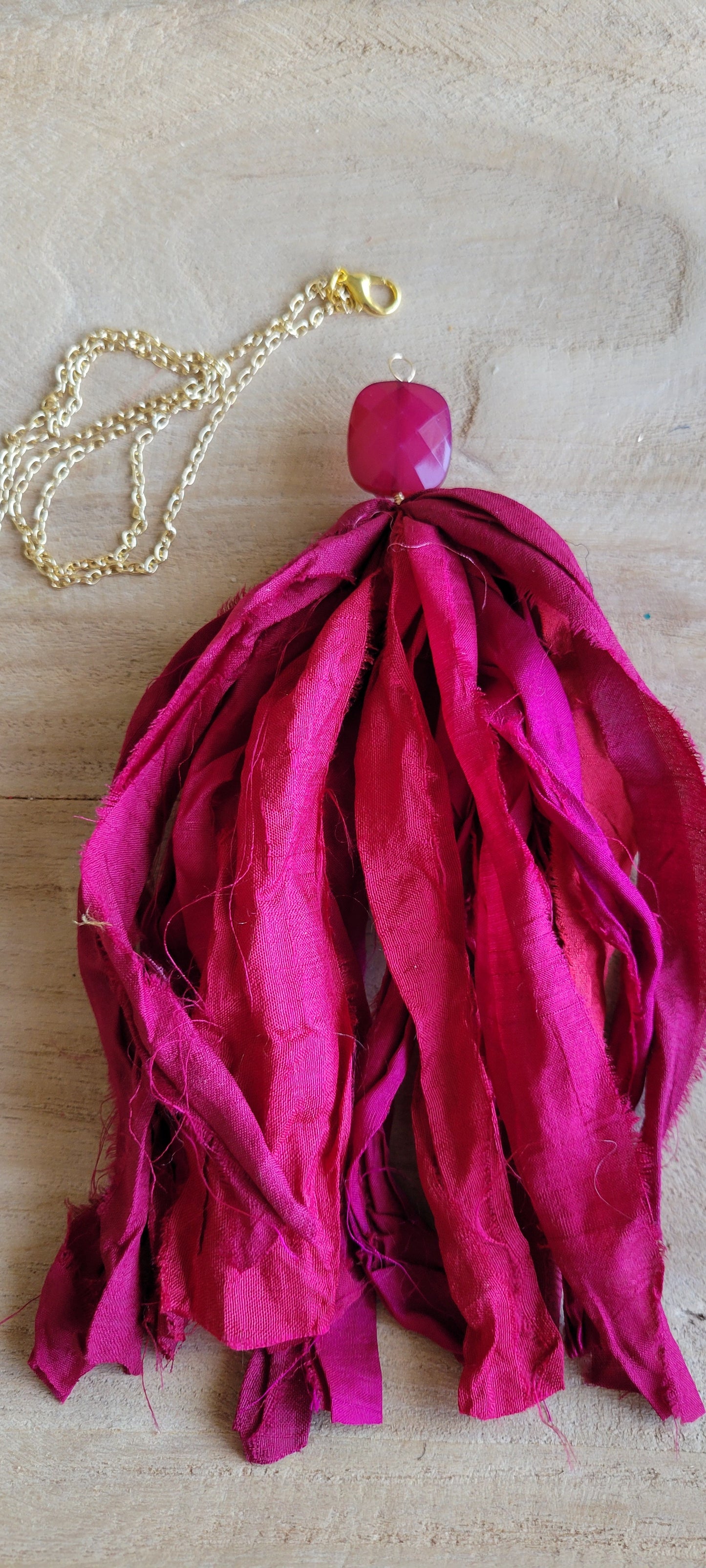 Burgundy Tassel