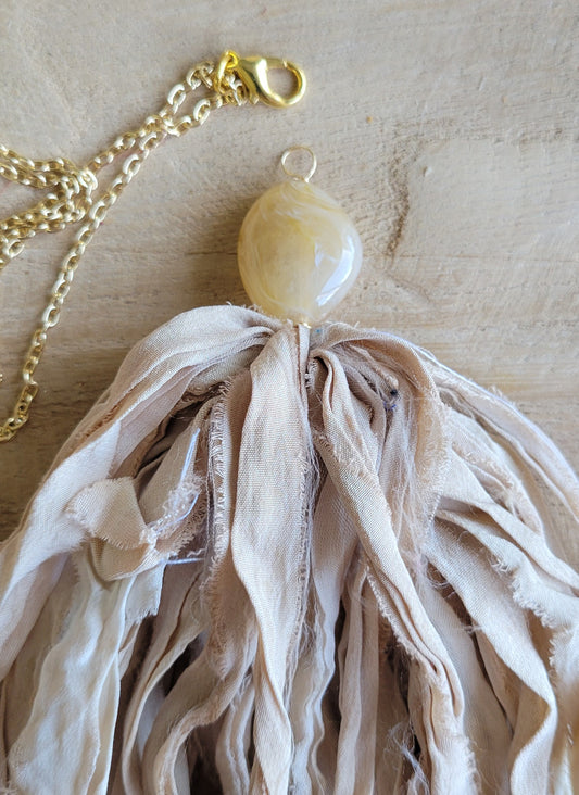 Cream Tassel