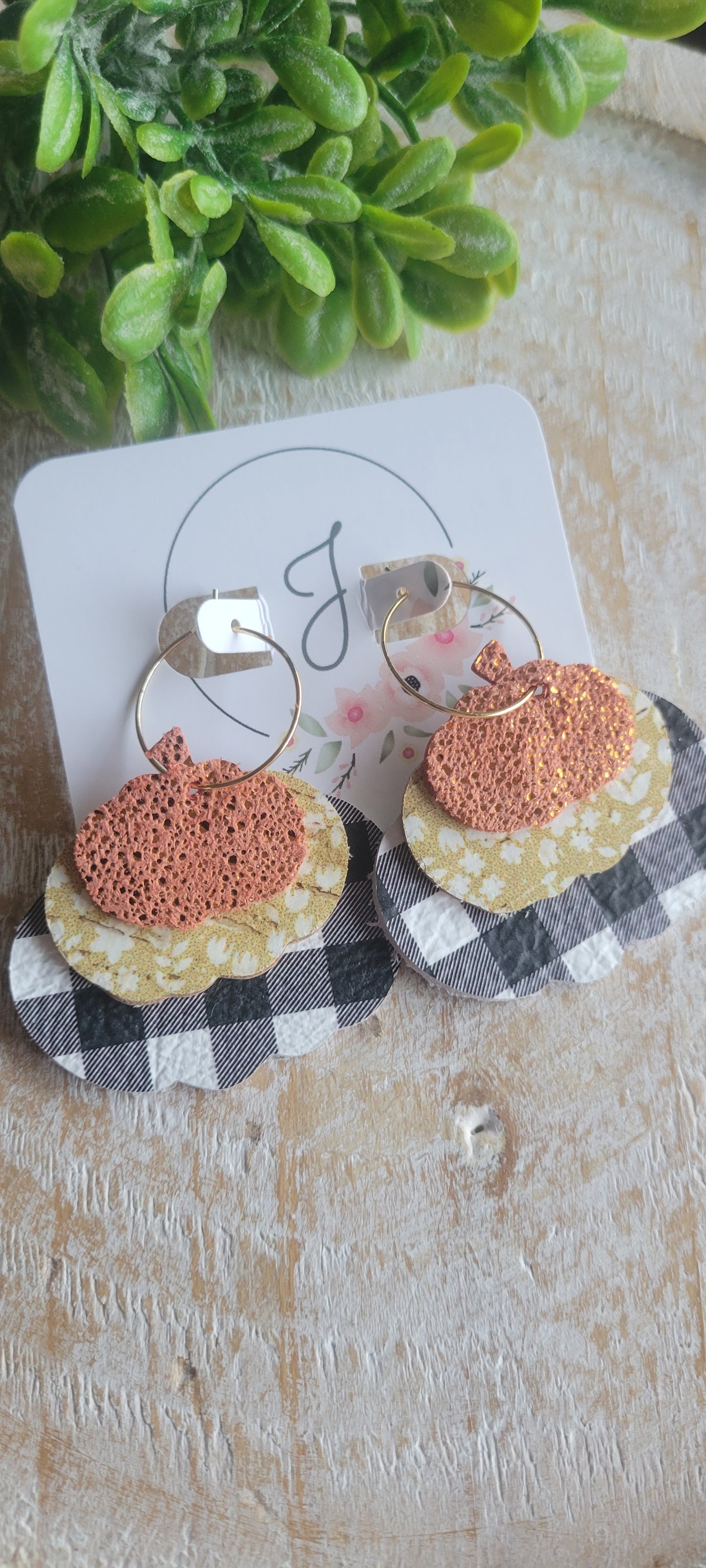 Pumpkin Earrings