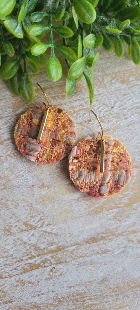 Tweed Earrings