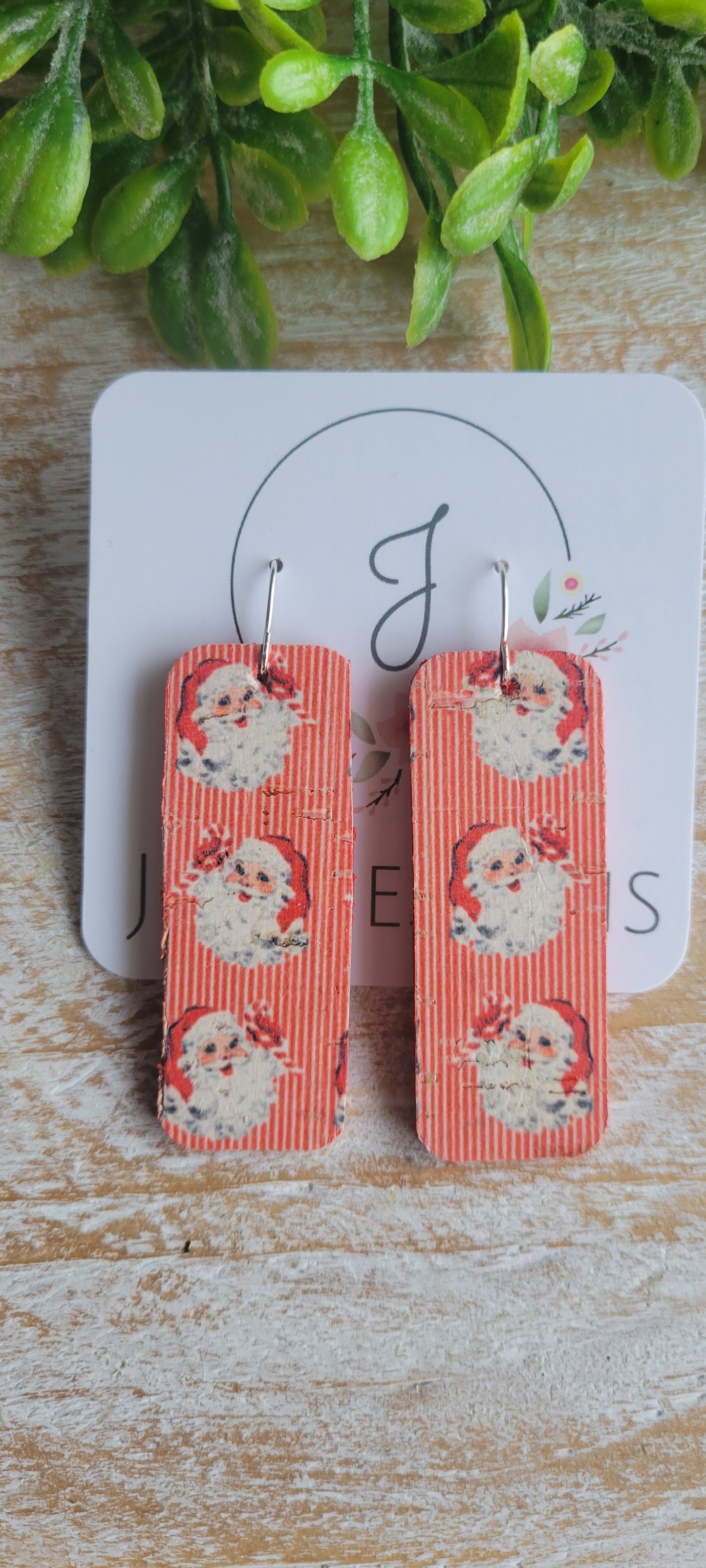 Santa Bar Earrings