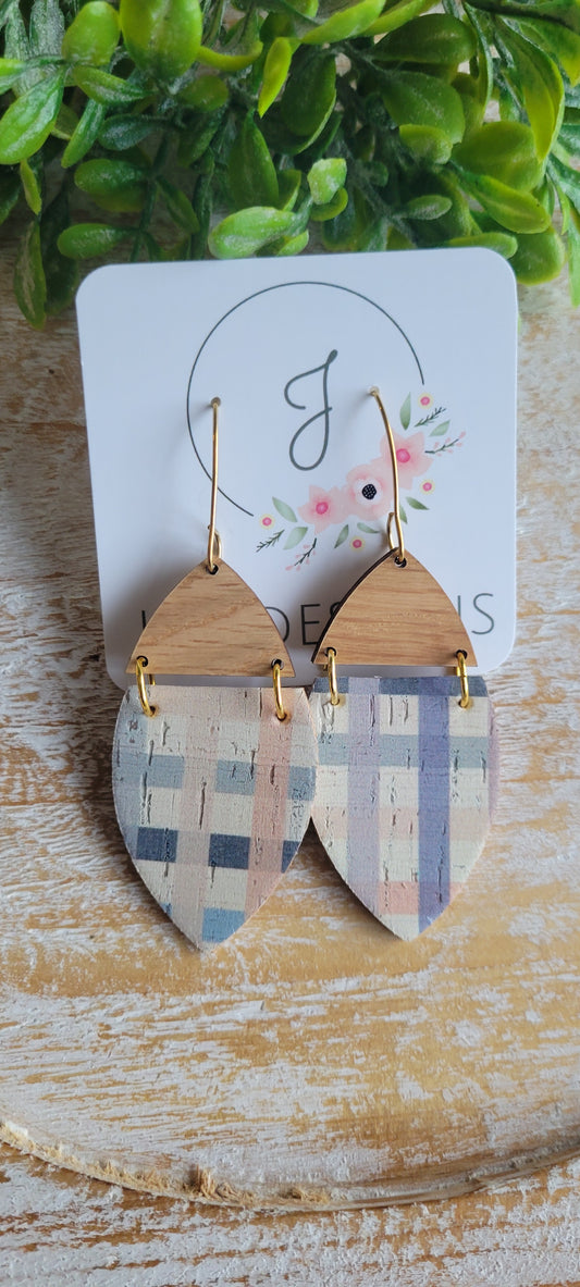 Autumn Plaid Earrings