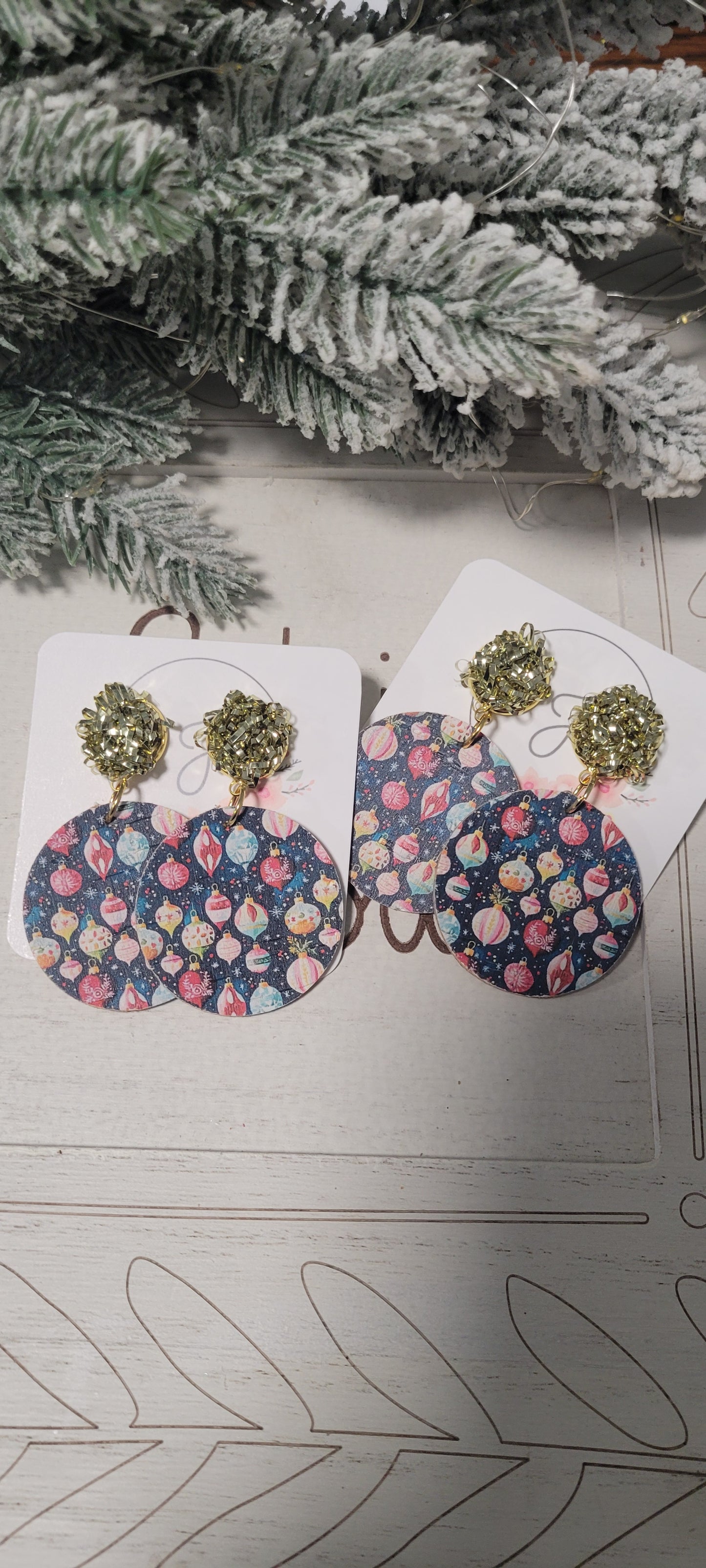 Christmas Ornament Earrings