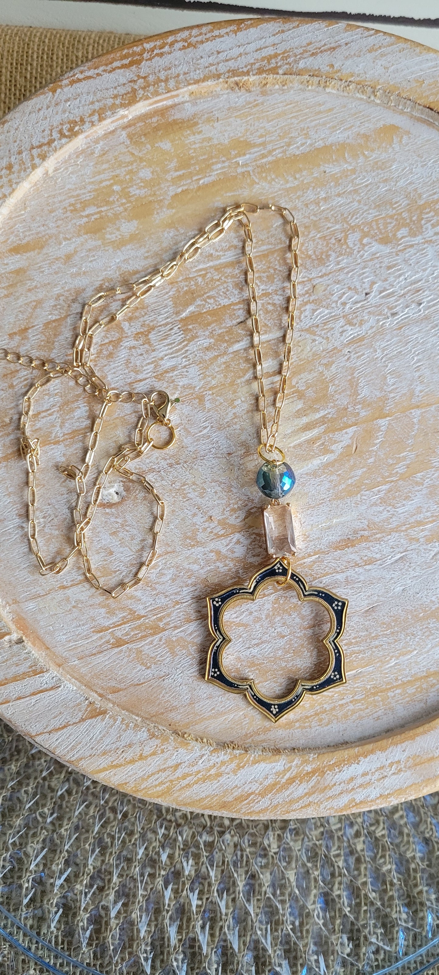 Blue Pendant Necklace