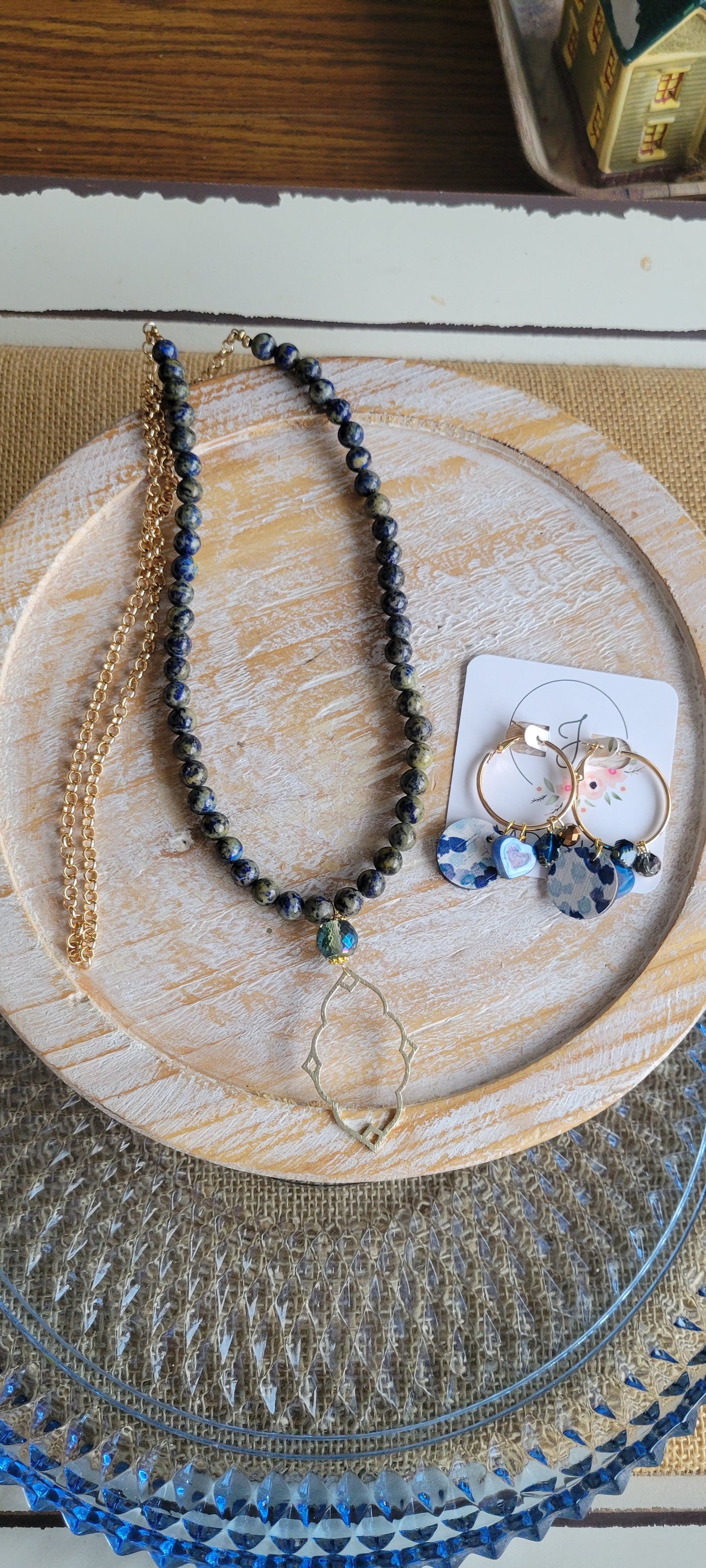 Blue Stone Necklace