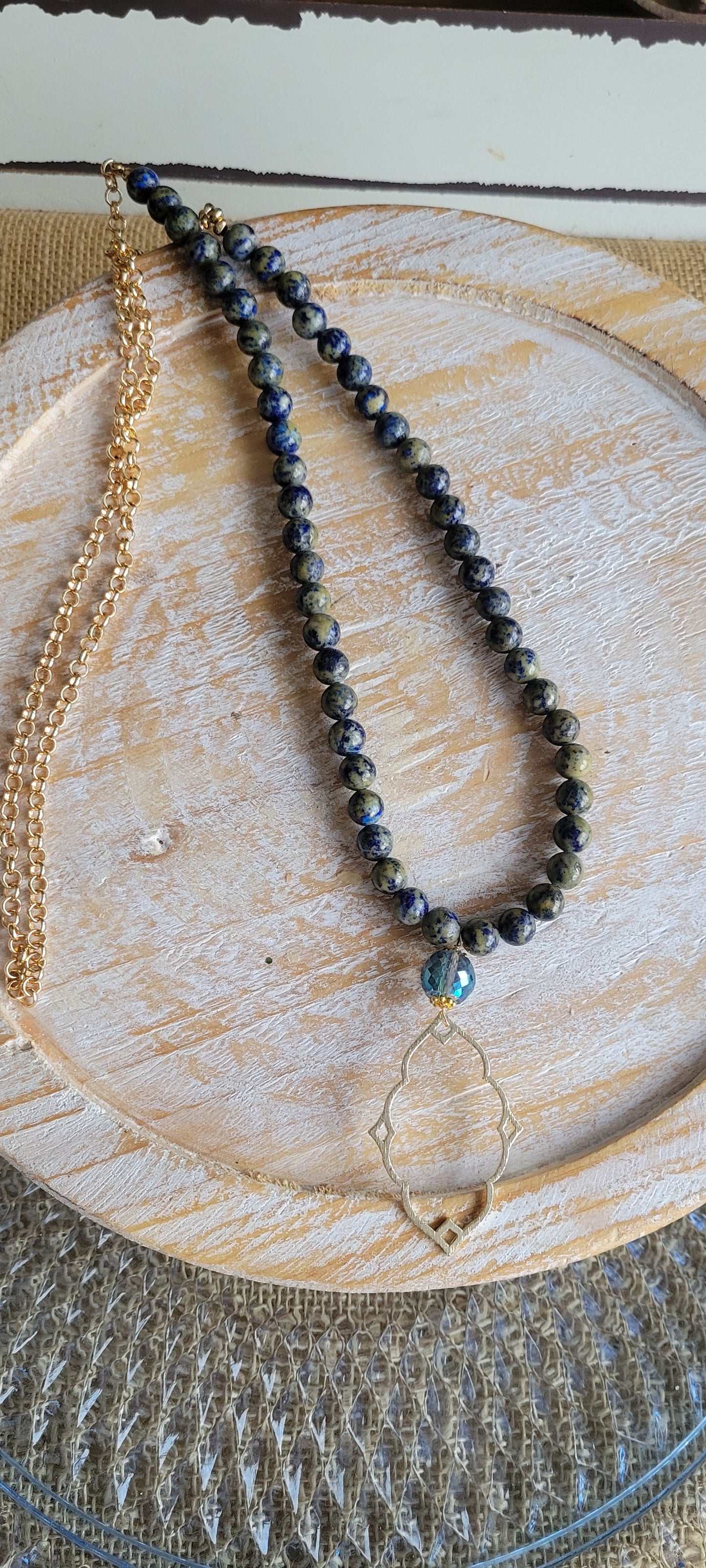 Blue Stone Necklace