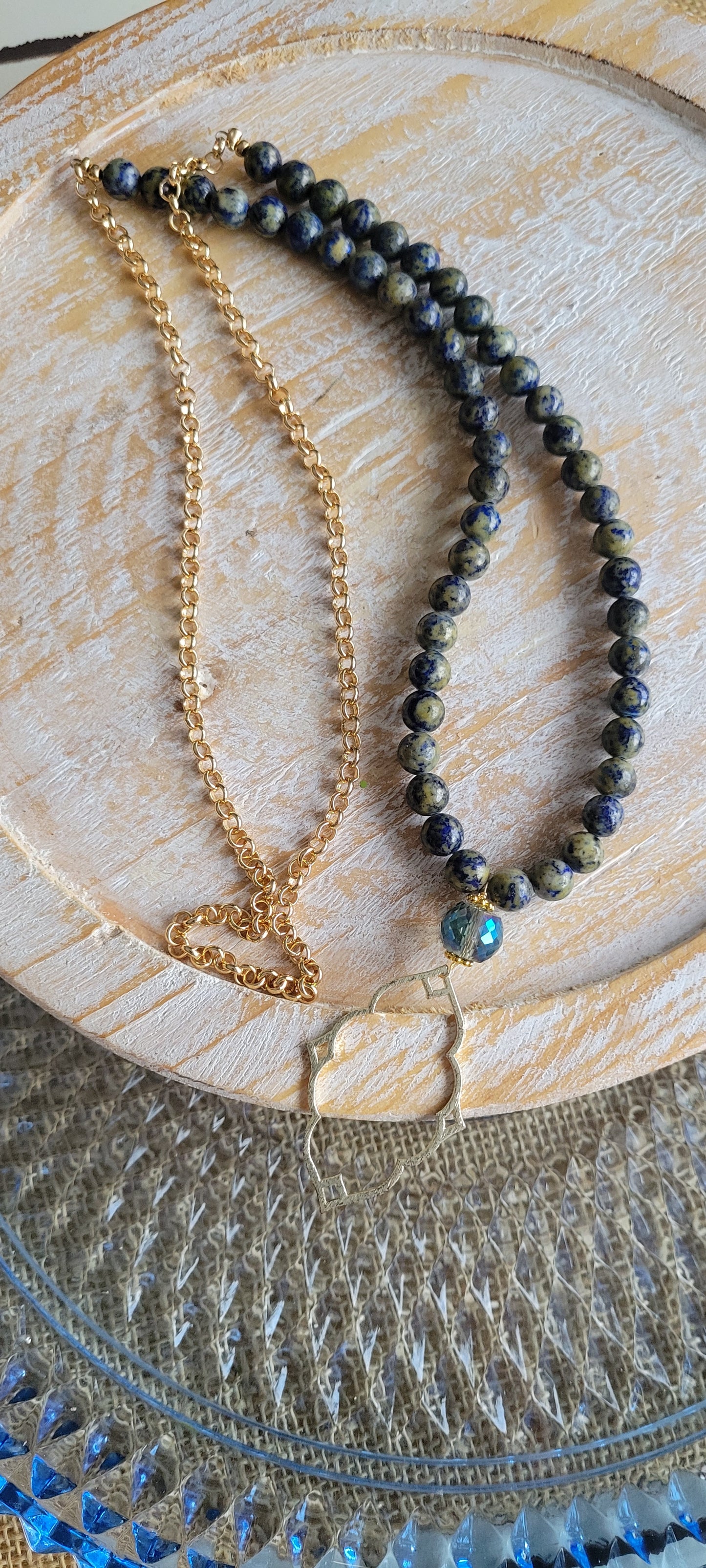 Blue Stone Necklace