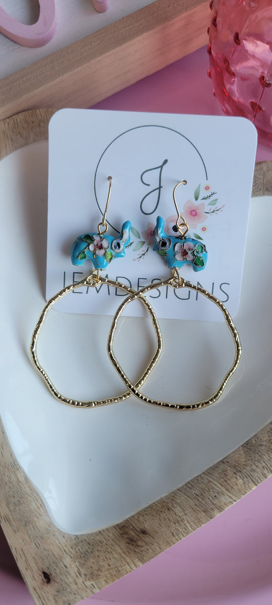 Elephant Earrings