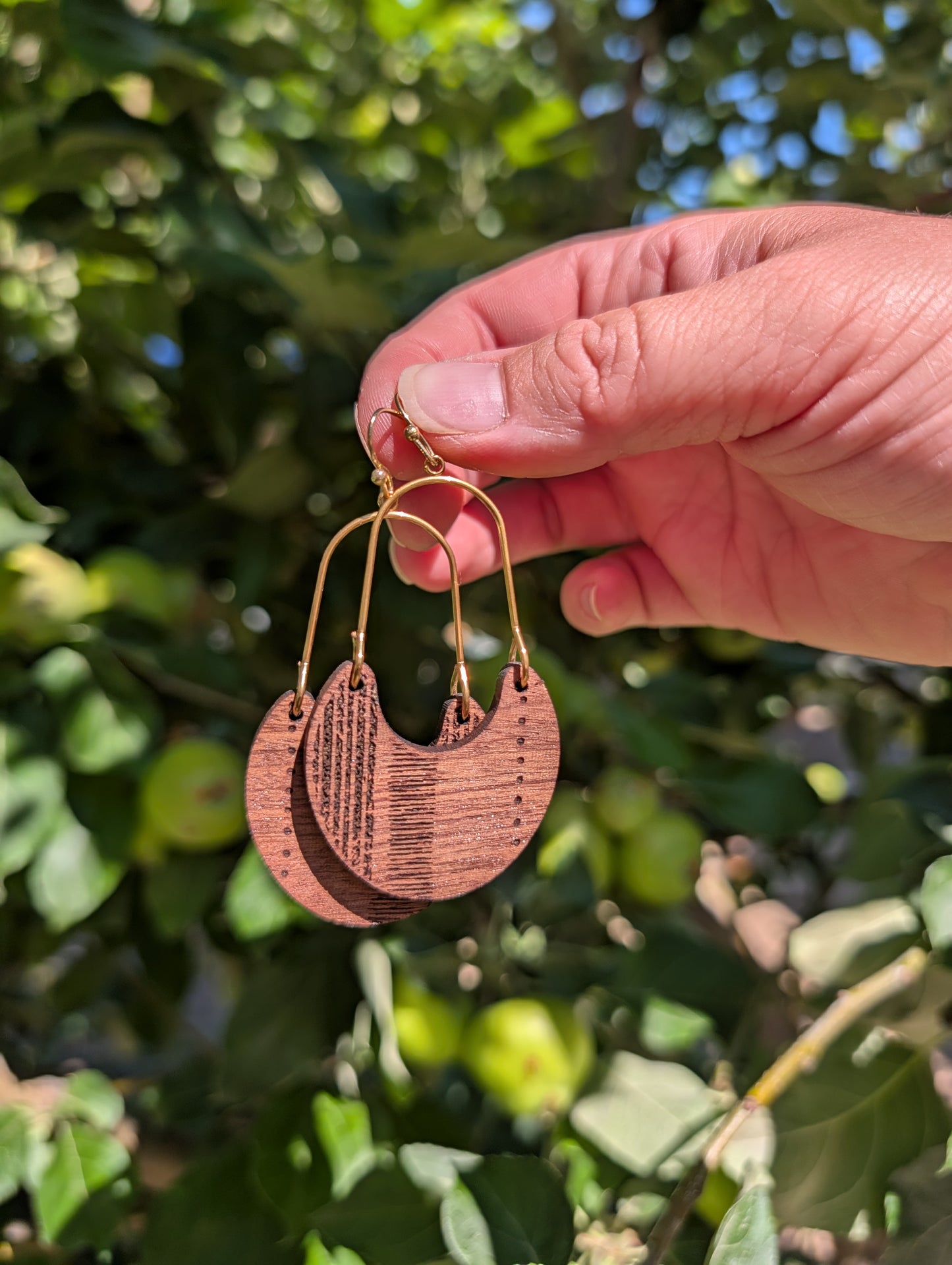 Wood Earrings