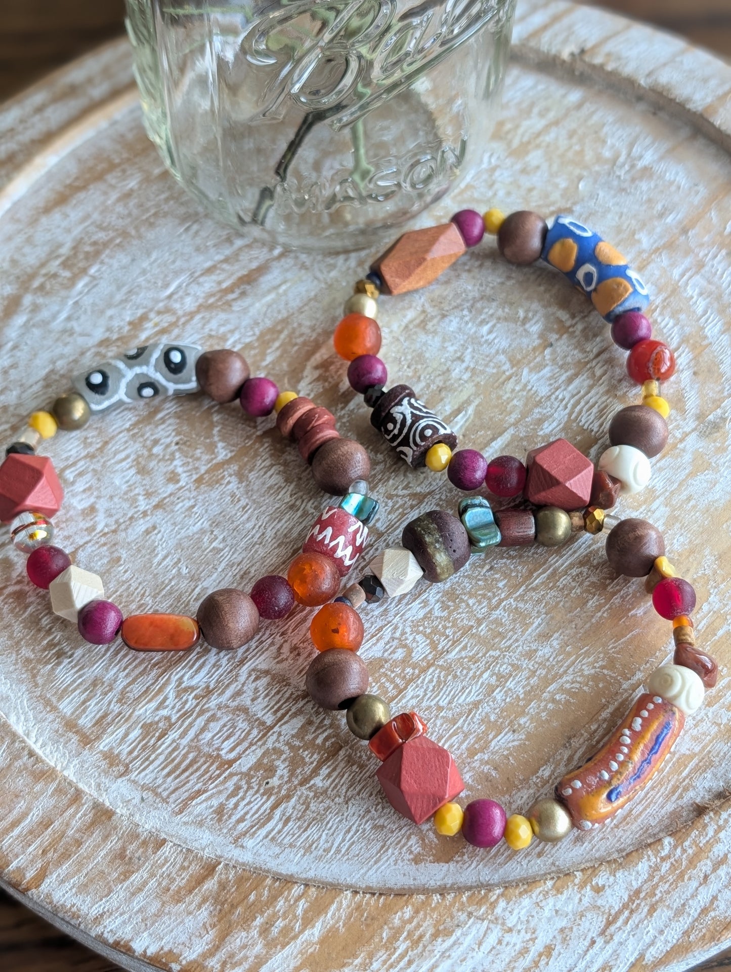 Autumn Songbird Bracelets