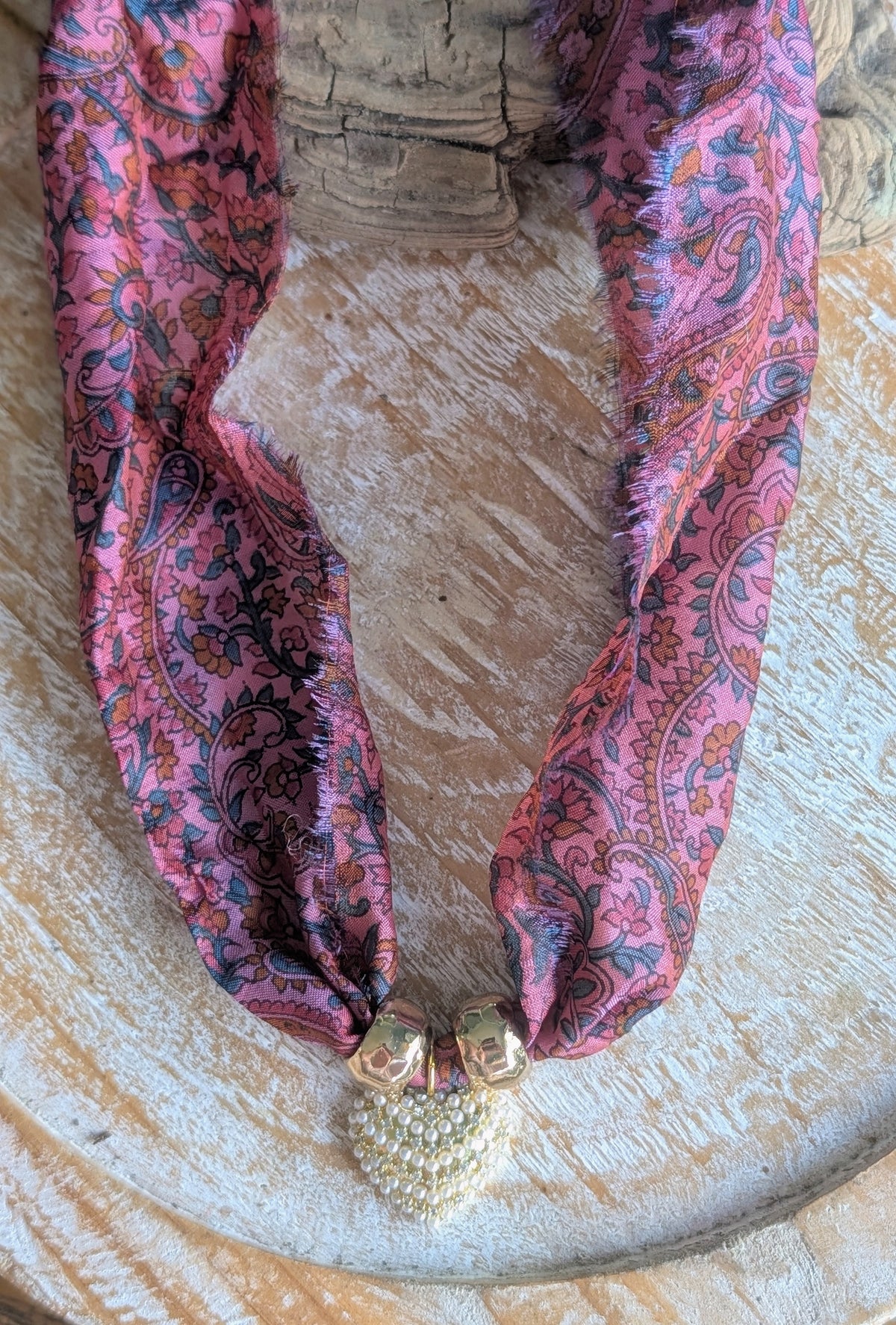Silk Ribbon Necklace