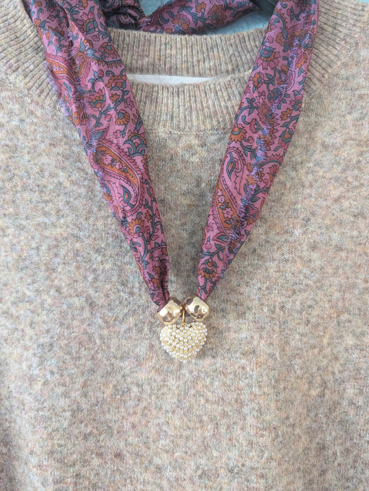 Silk Ribbon Necklace