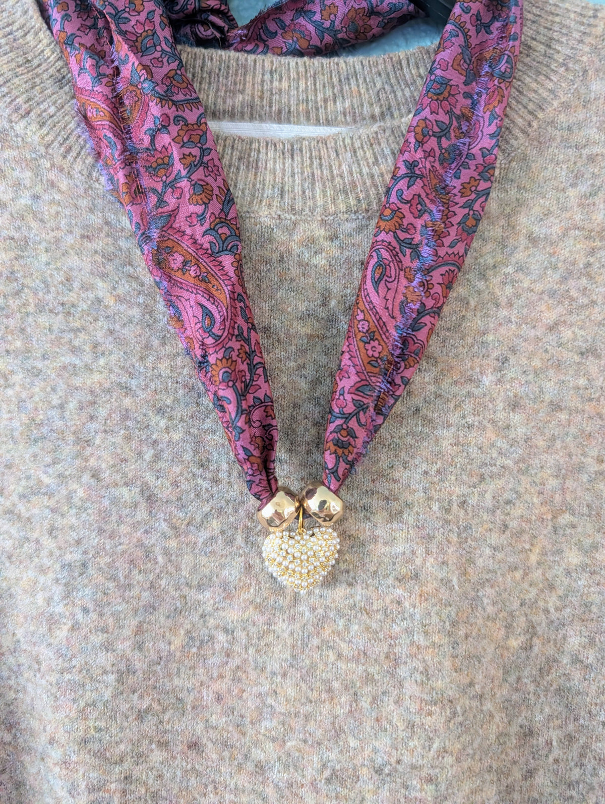 Silk Ribbon Necklace