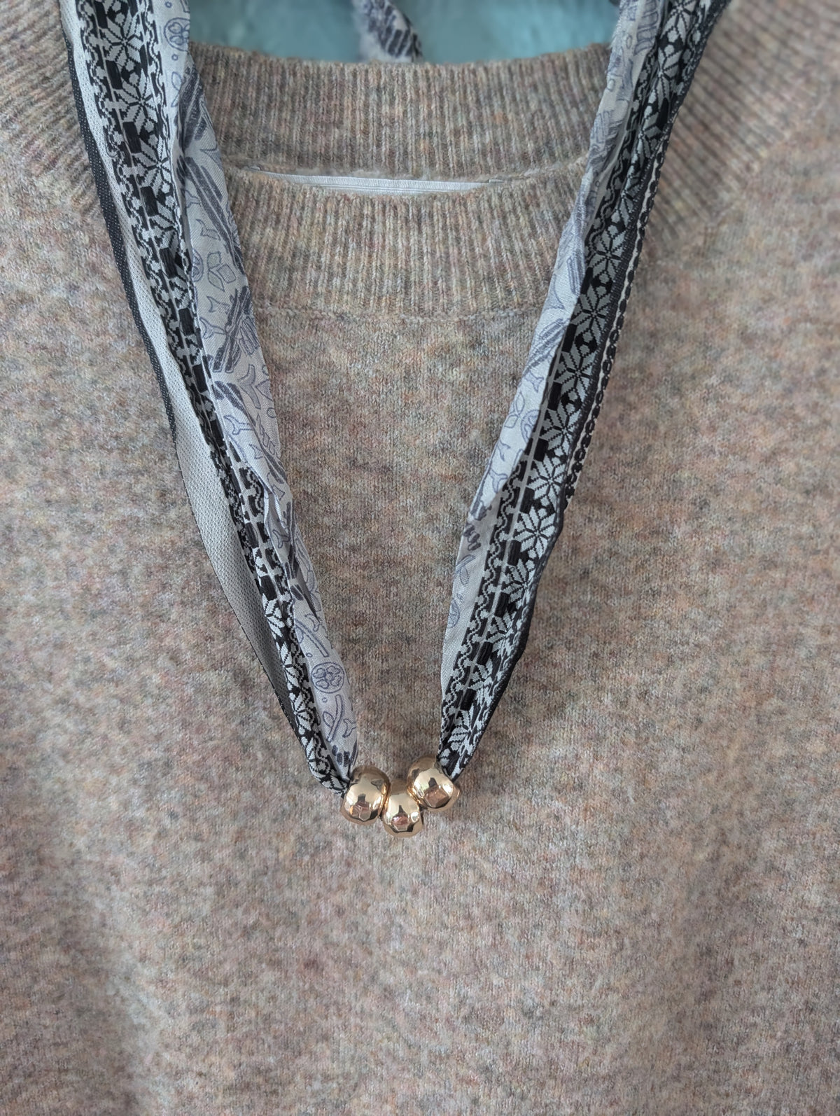 Silk Ribbon Necklace