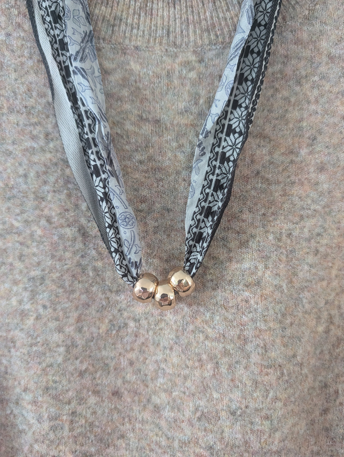 Silk Ribbon Necklace