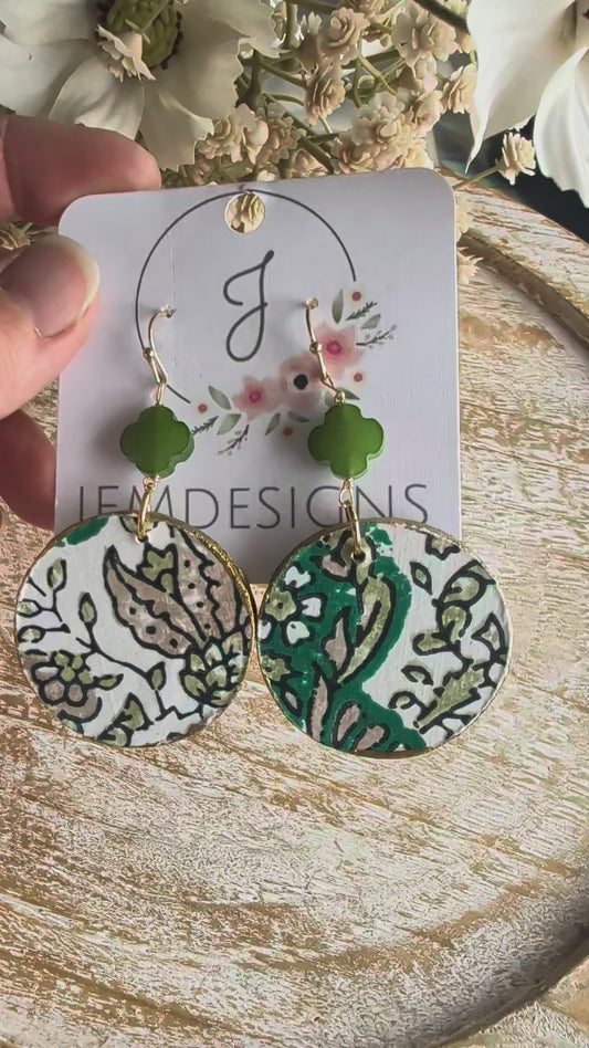 Secret Garden Drop Earrings
