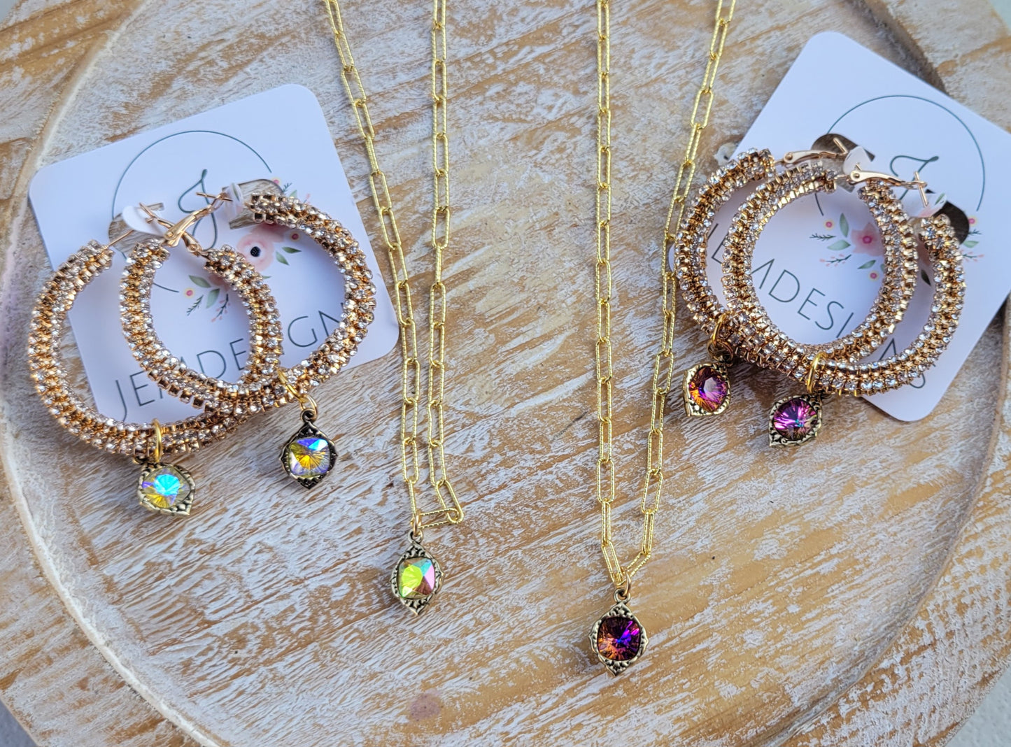 Radiant Elegance Necklace and Earrings