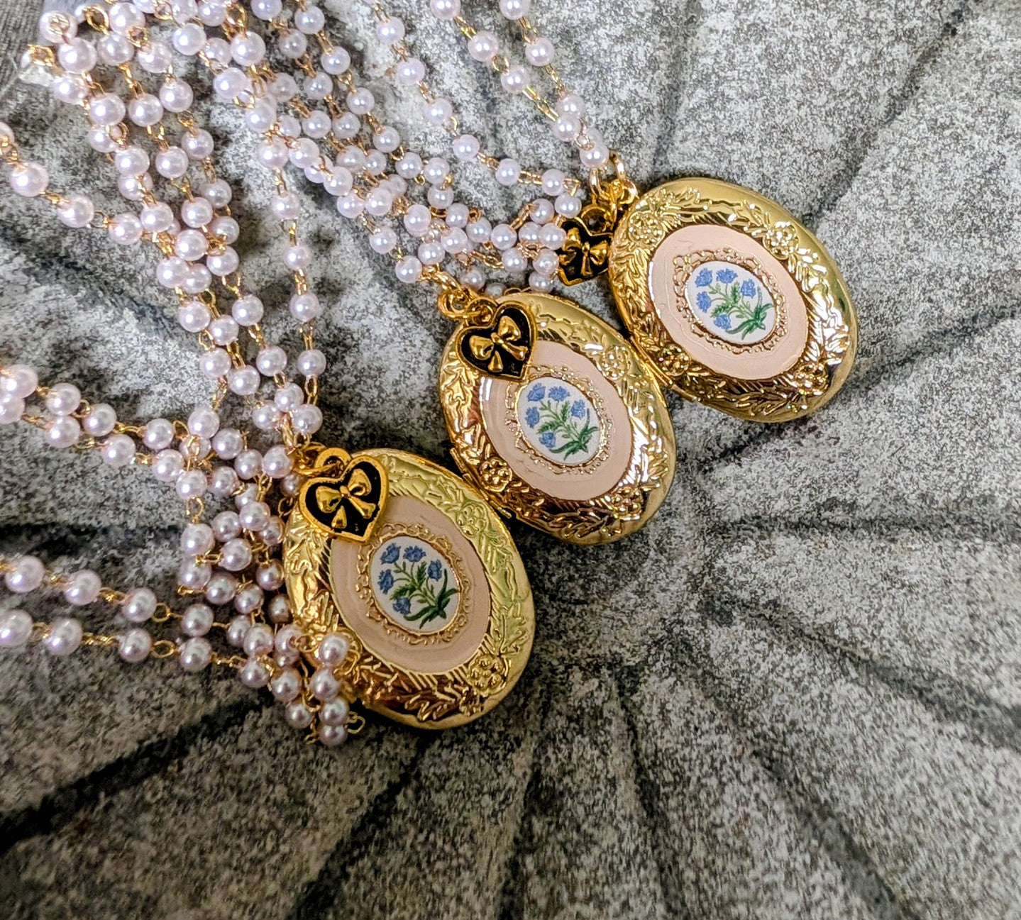 Flower Locket Necklace