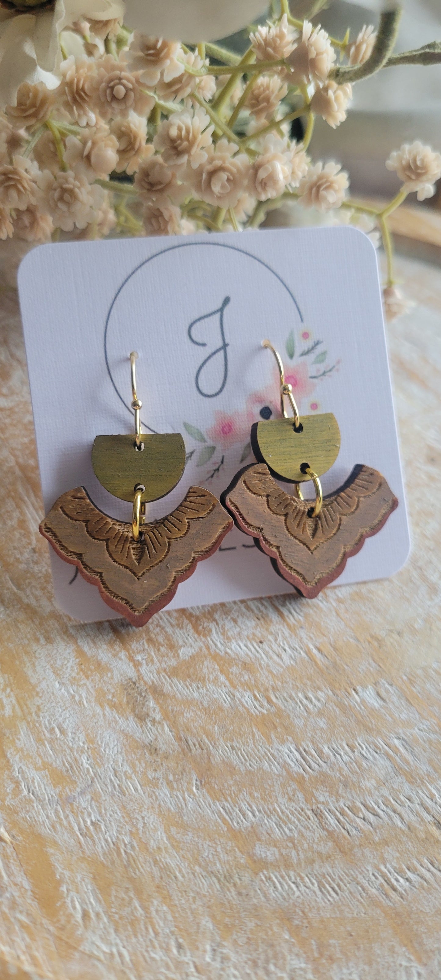 Wood Earrings
